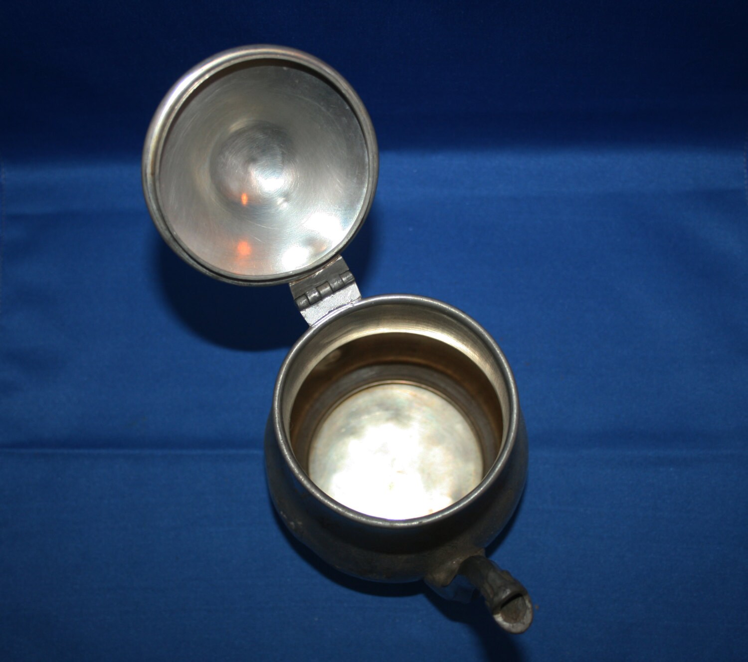 Vintage Pewter Coffee Pot Teapot Genuine Pewter circa 1920’s Coffee