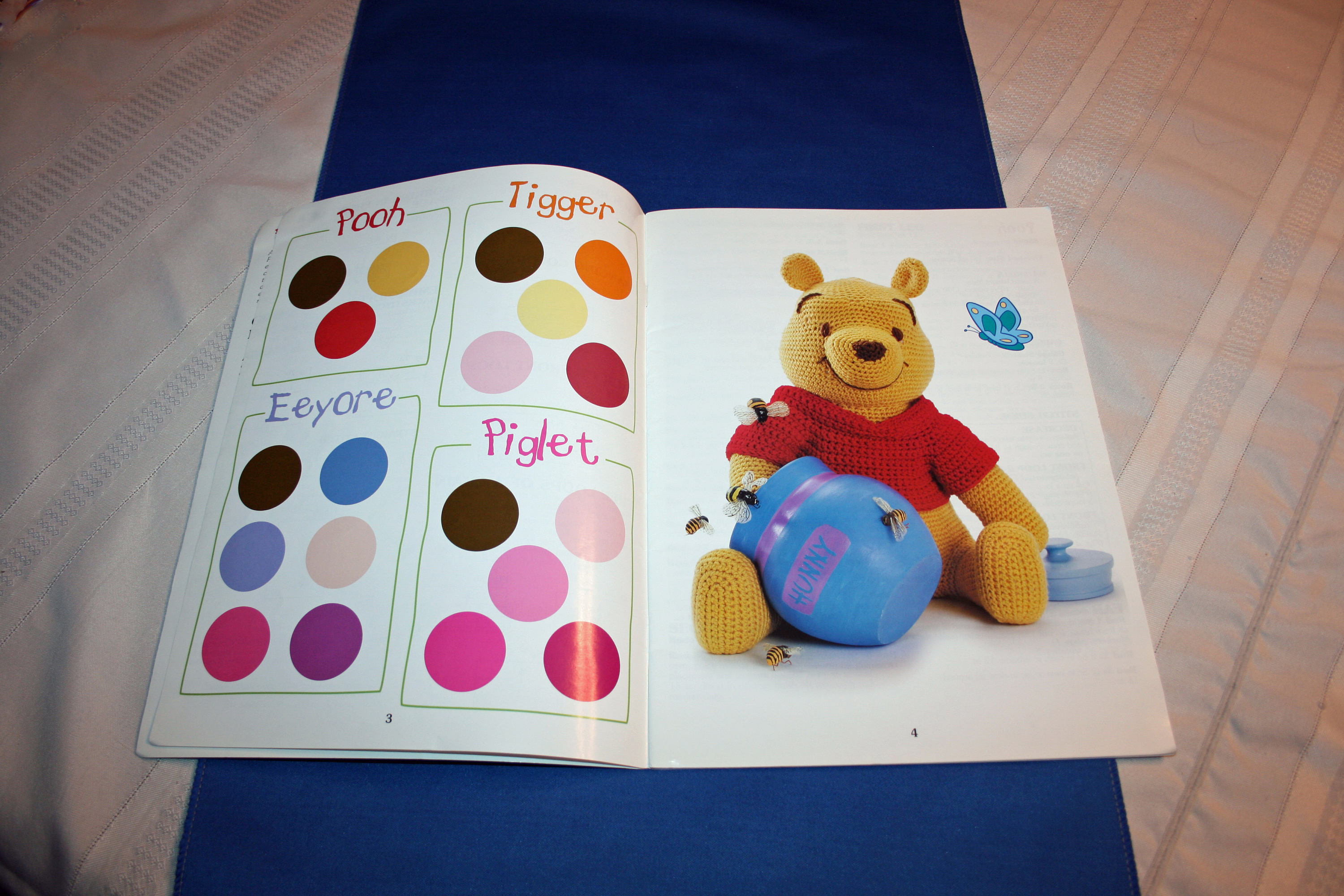 Pooh & Friends Disney Home Leisure Arts 3262 Crochet Pattern Book Crocheting Winnie the Pooh
