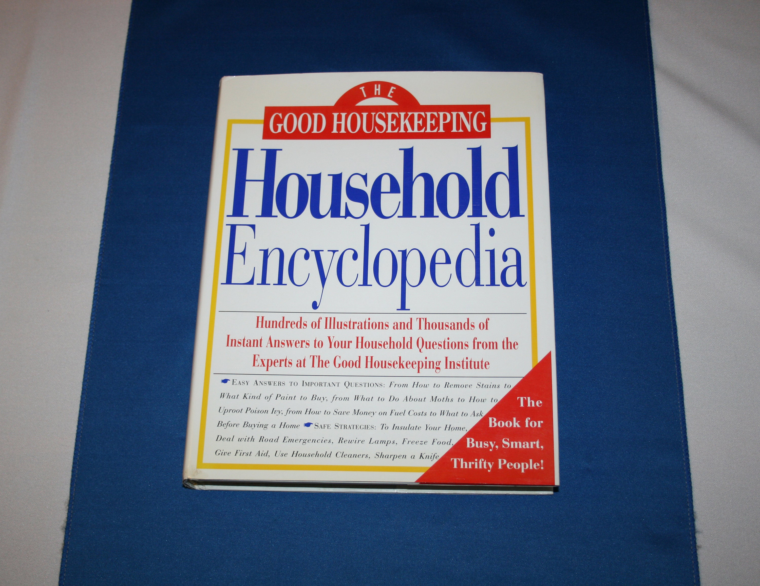 Vintage The Good Housekeeping Household Encyclopedia Book Carolyn E