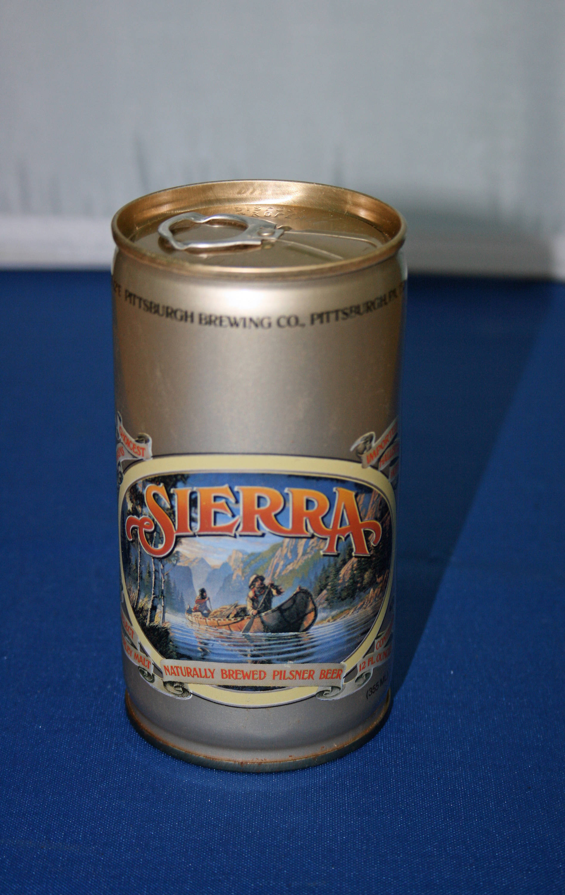 Vintage SIERRA Pilsner Steel Beer Can Pittsburgh Brewing Co. Etsy