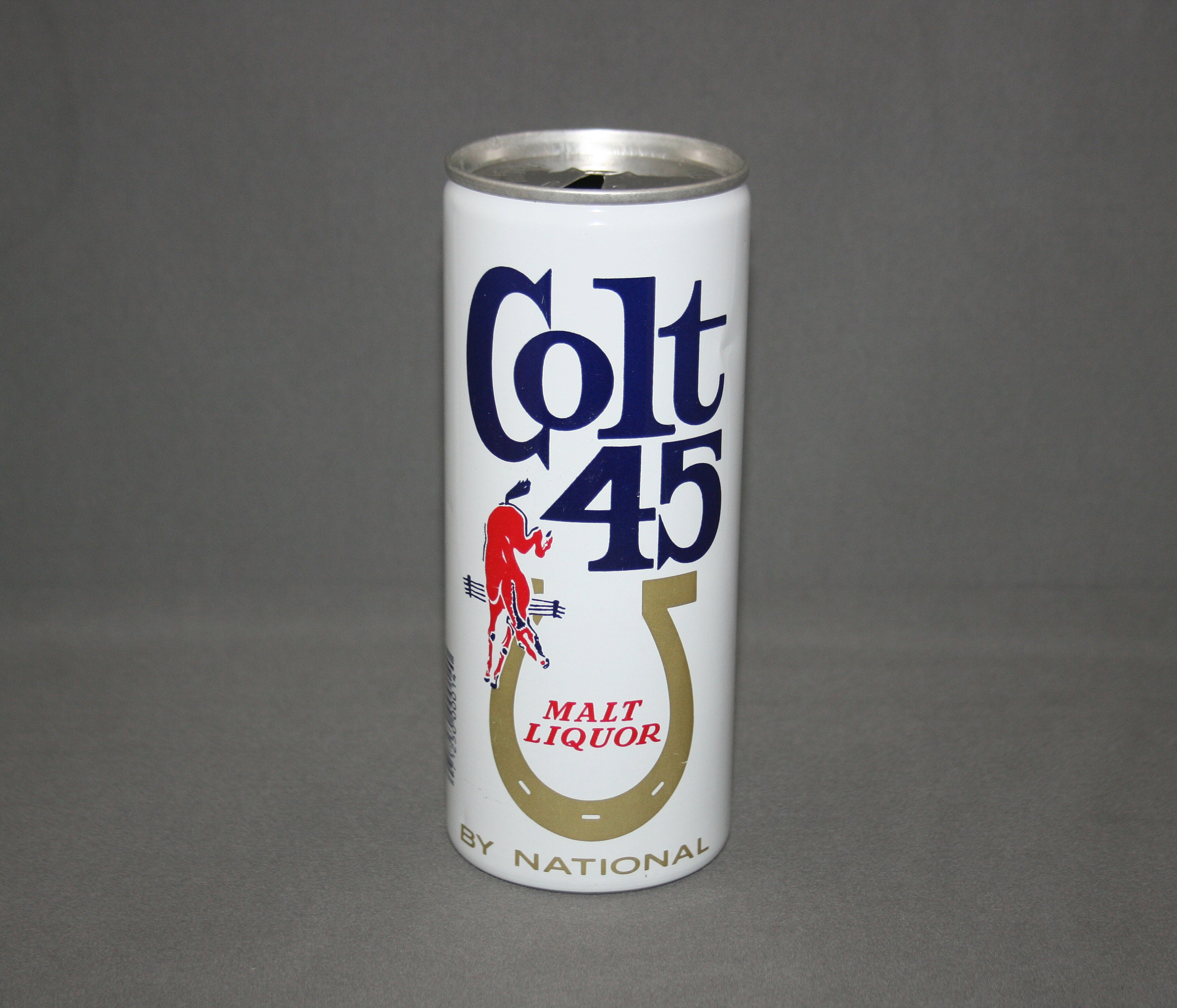 Vintage Colt 45 Malt Liquor Beer Aluminum Beer Can Pull Tab Opened