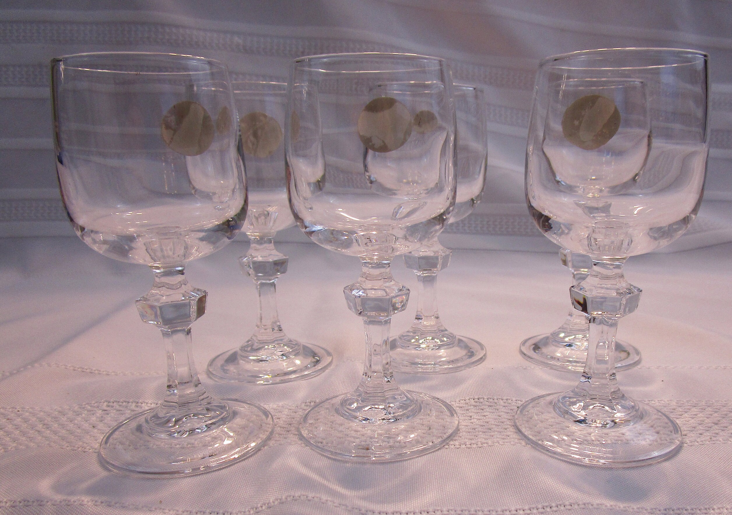 Vintage Cordial Glasses Boxed Set of 6 Paris Royal Crystal Cordial