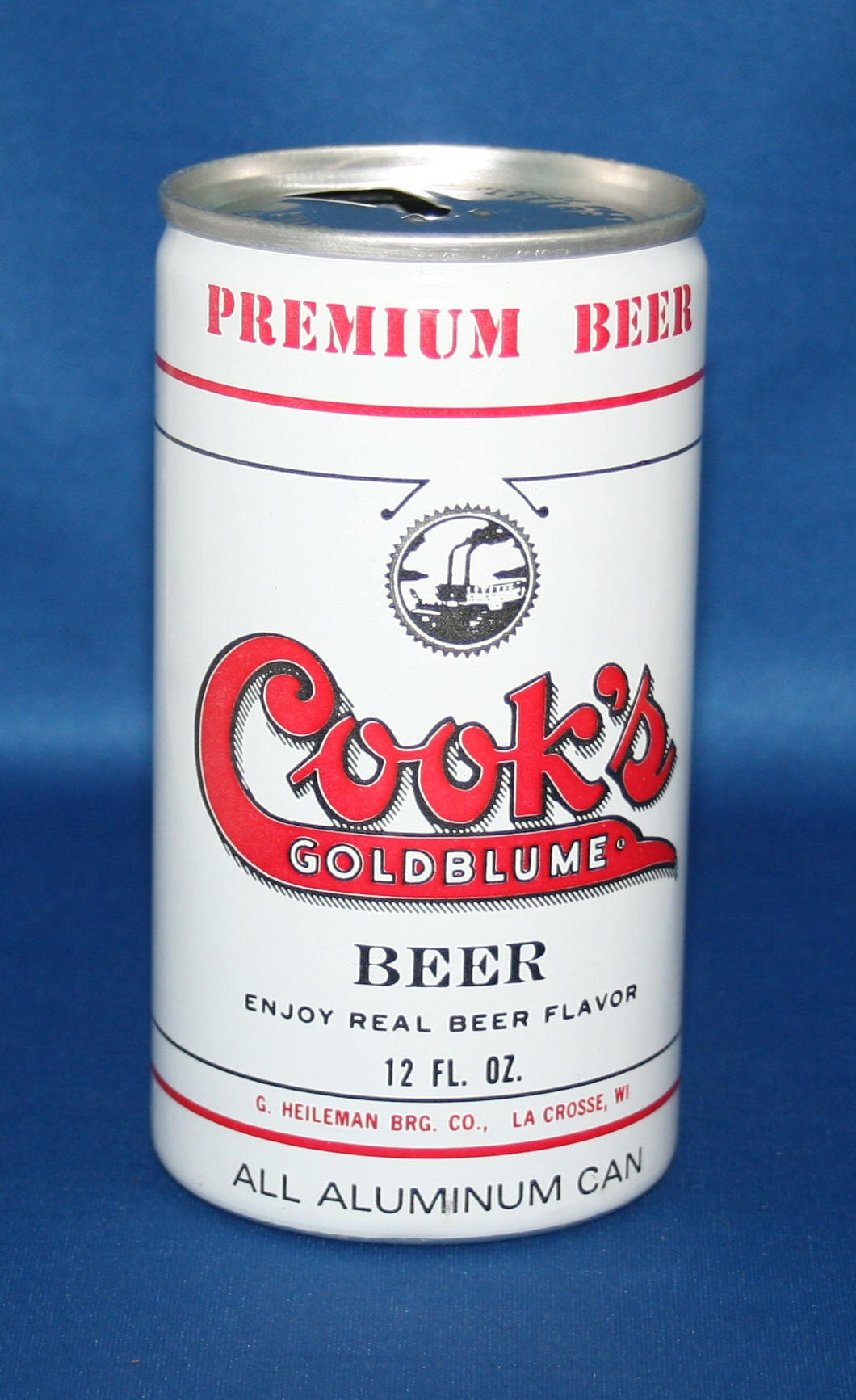 Vintage Cook’s Goldblume Beer Can Pull Tab Aluminum G Heileman Brewing
