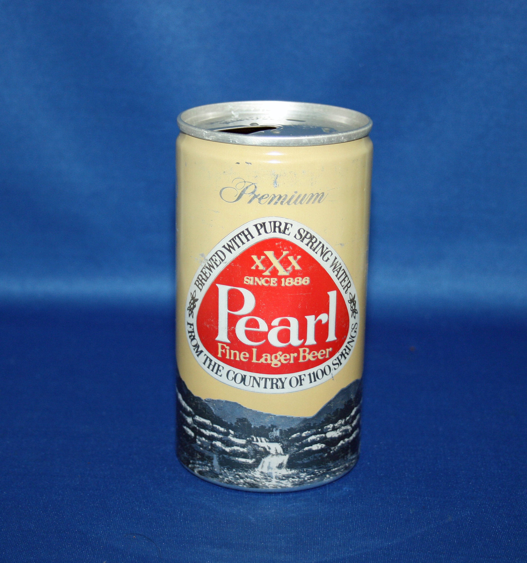 Vintage Premium PEARL Fine Lager Beer Can Aluminum Pull Tab Pearl