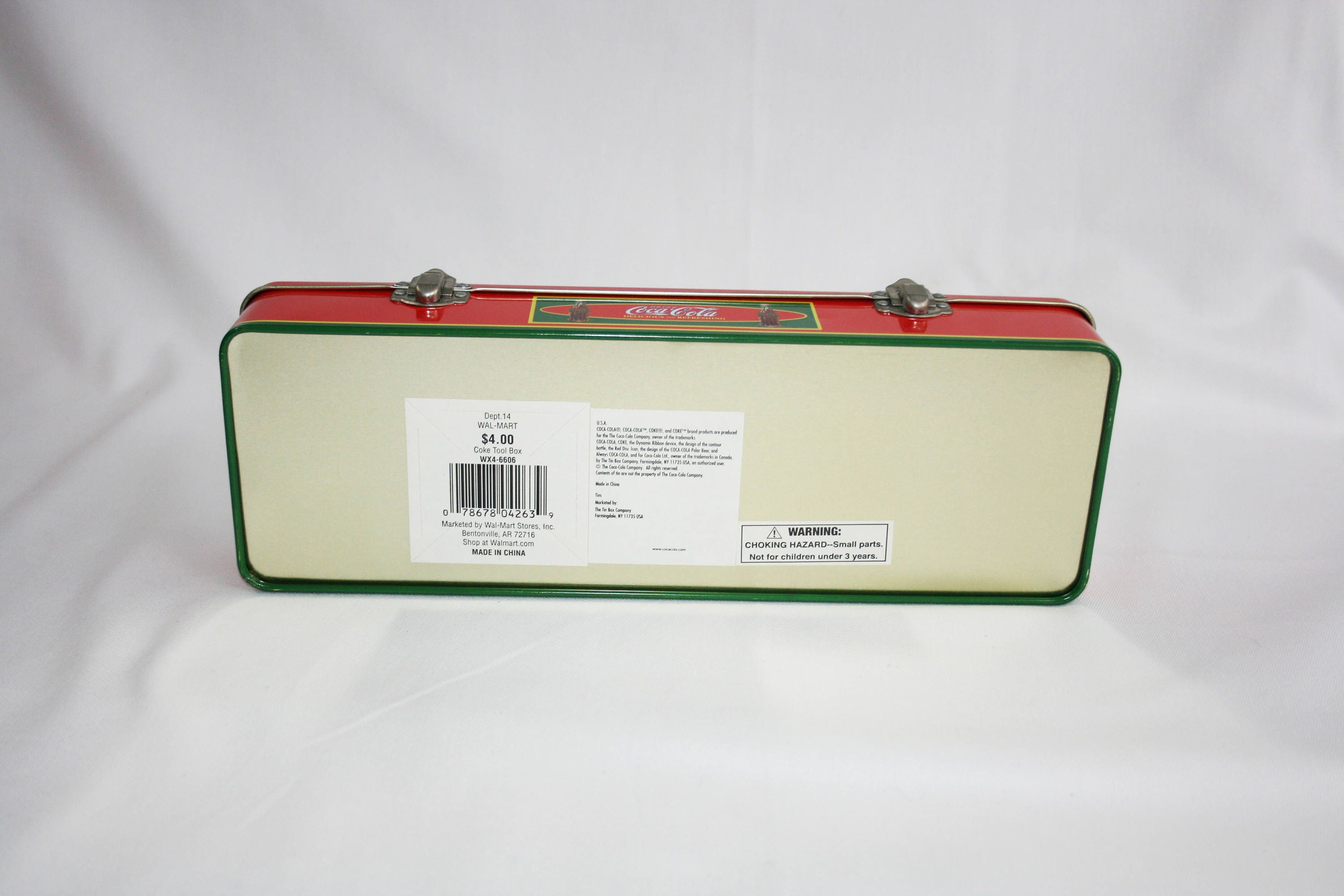 Vintage CocaCola Tool Box Pencil Case Box Collector’s Tin Coke