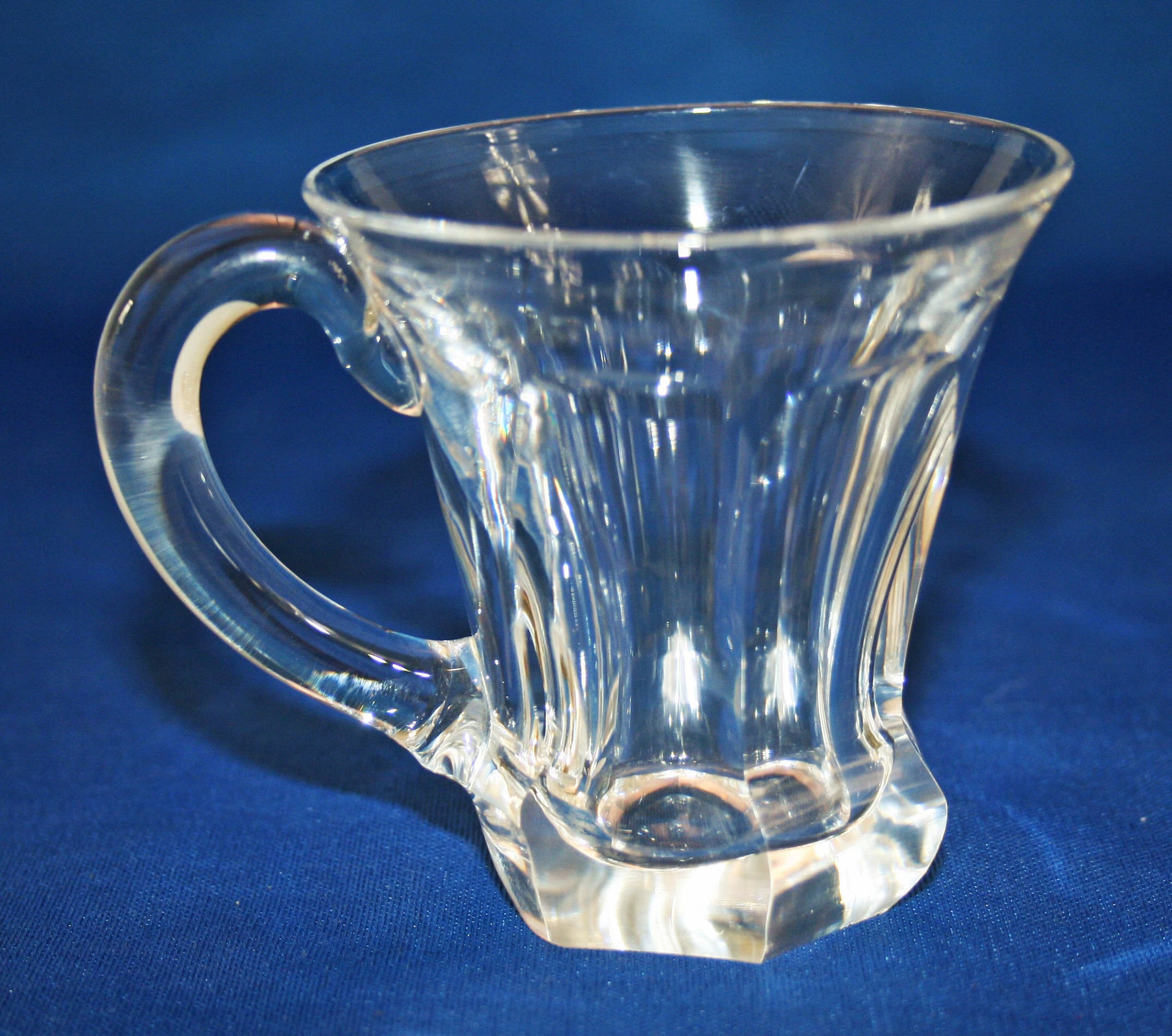 Antique Heisey Puritan Crystal Punch Cups Pattern 341 set of 9