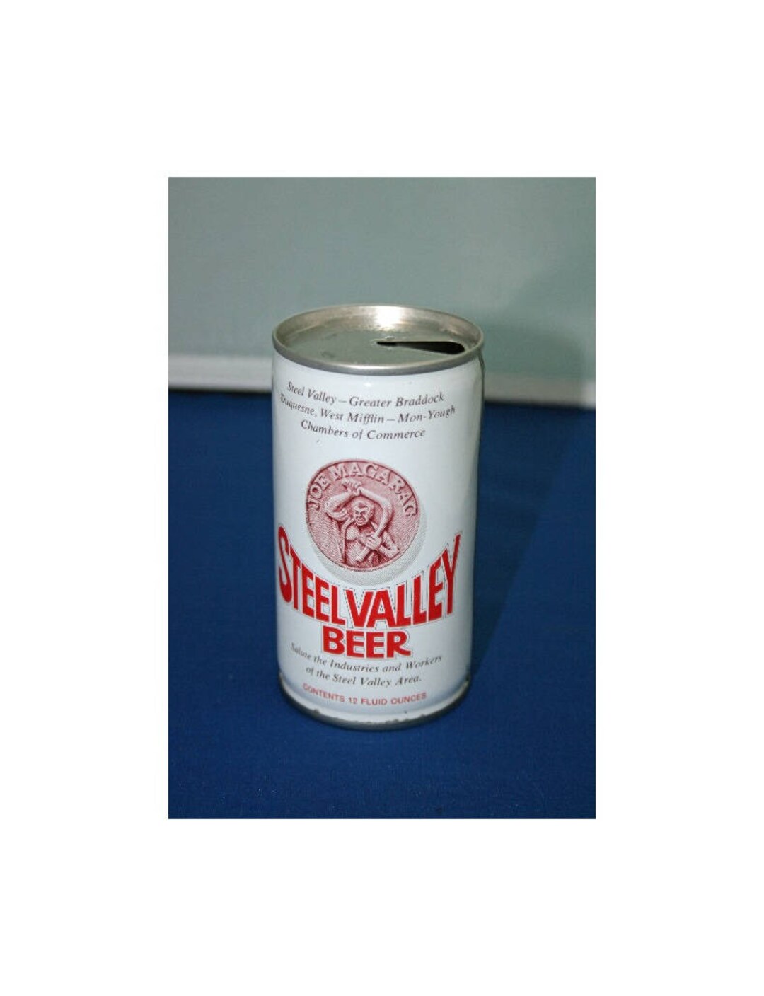 Vintage Steel Valley Beer Steel Can Opened Pull Tab Pittsburgh Etsy