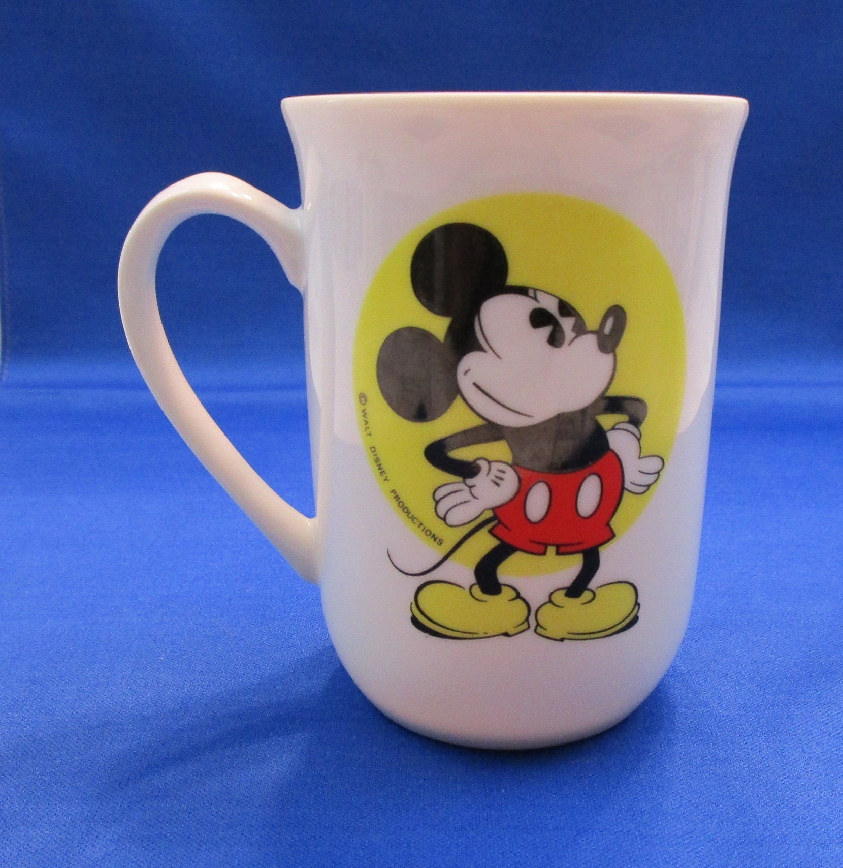 Mickey Mouse, Footed Mug, Walt Disney Productions, Made in Japan 