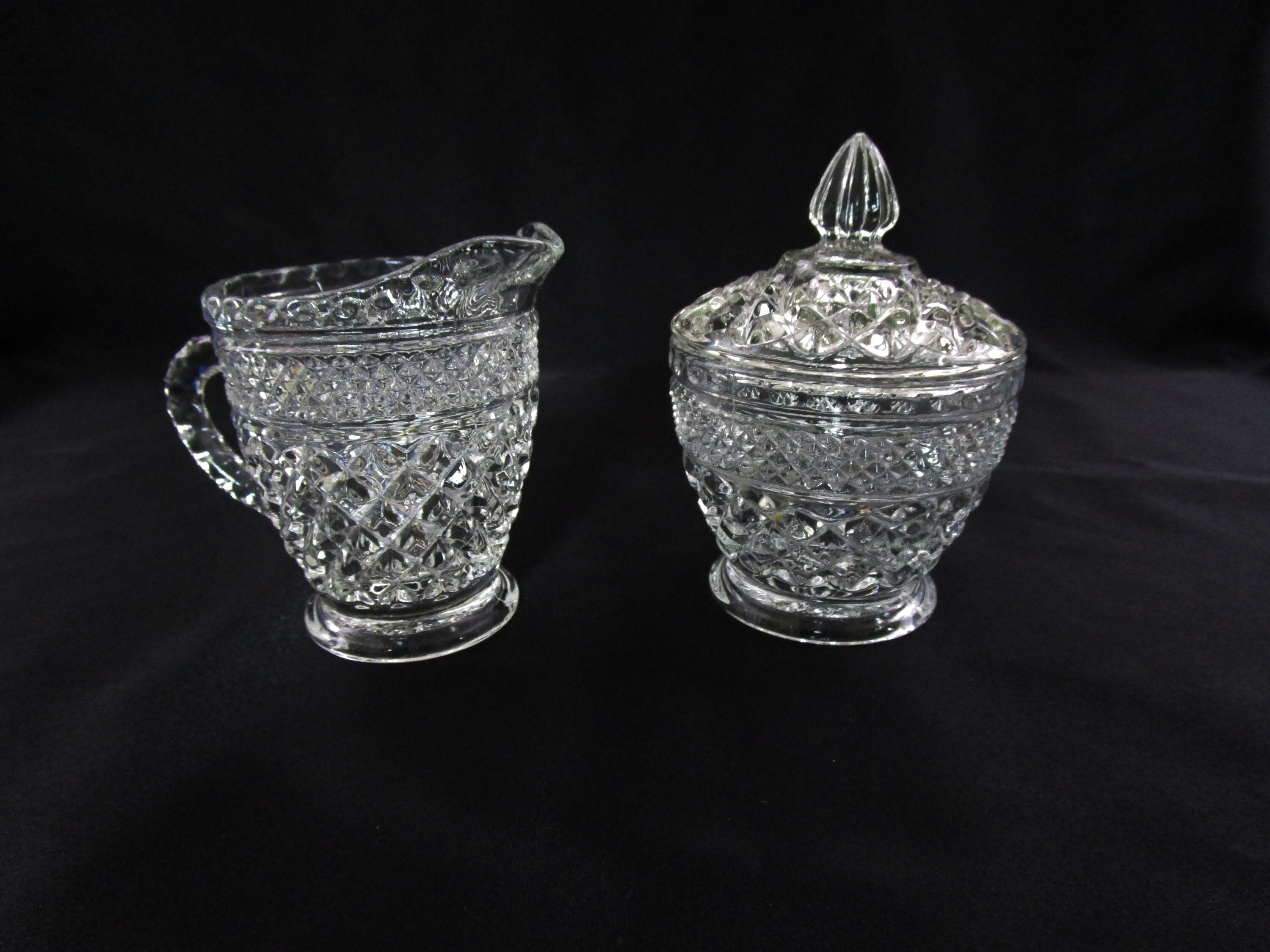 Antique sugar bowl and creamer set store
