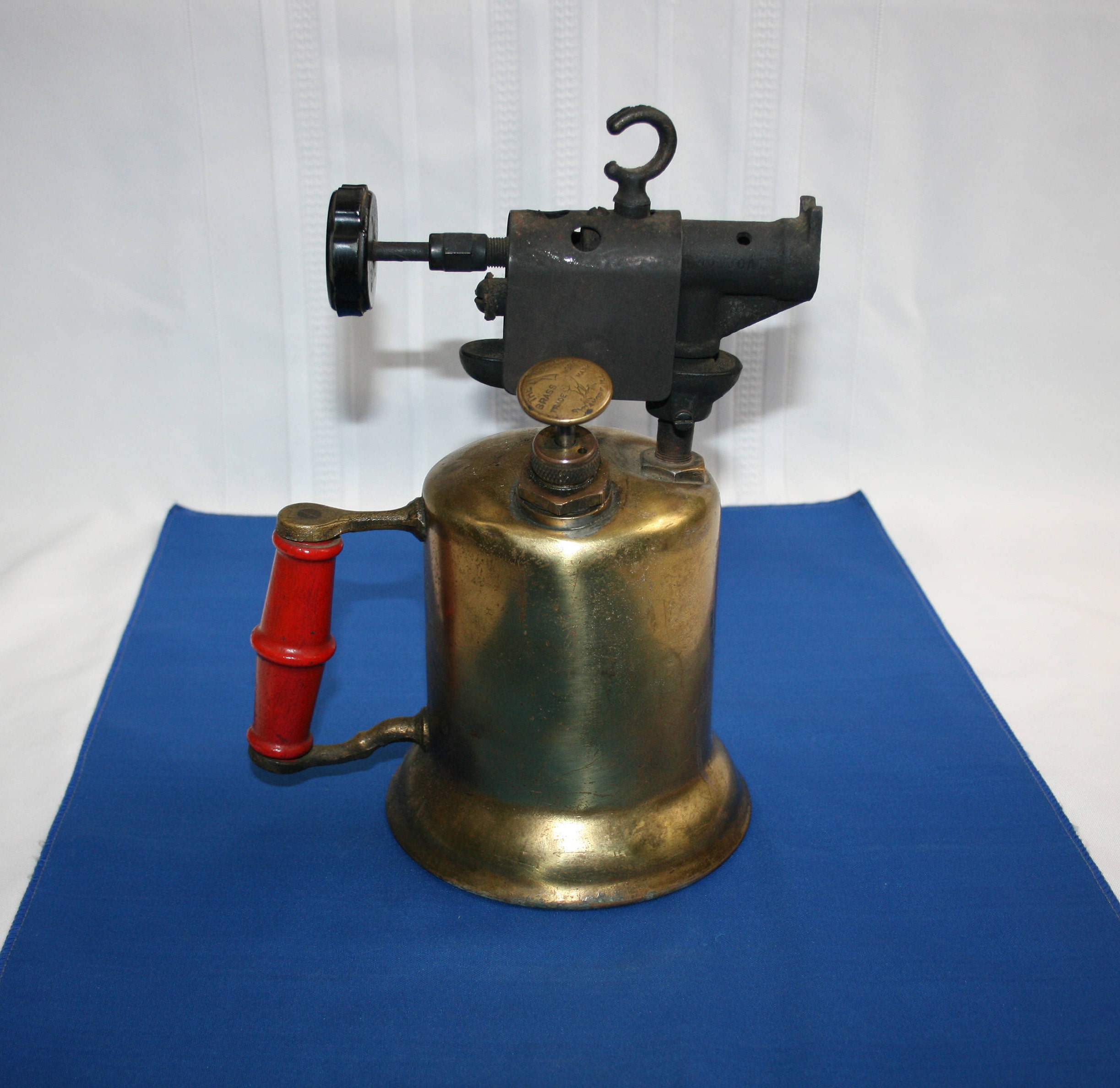 Vintage Turner Brass Works Model 30AT Blow Torch With Label and Heat