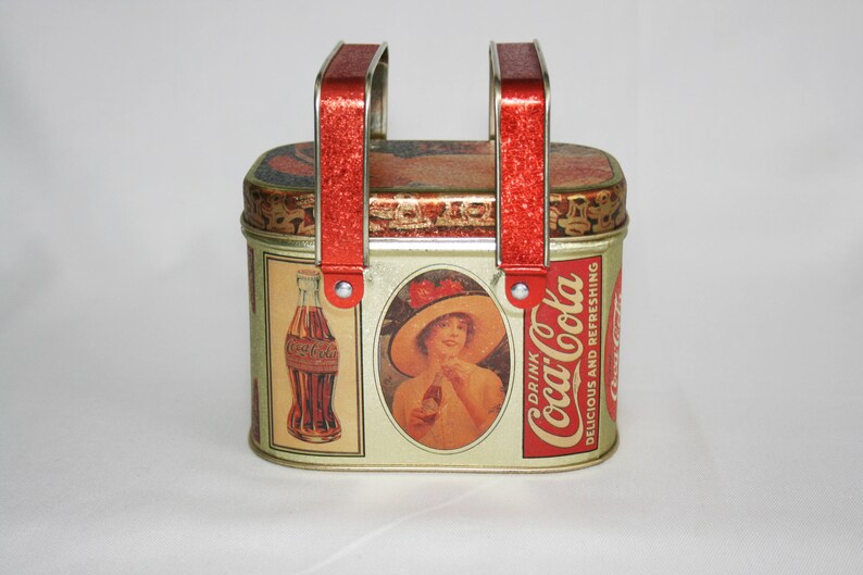 Coca Cola Picnic Basket Tin Collectible