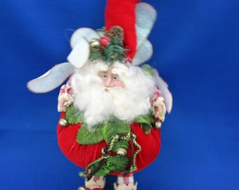 Vintage Original Mark Roberts Apple Cinnamon Fairy Ornament 9” tall doll 51-26264 COA Holiday Decoration Christmas Santa Collectible