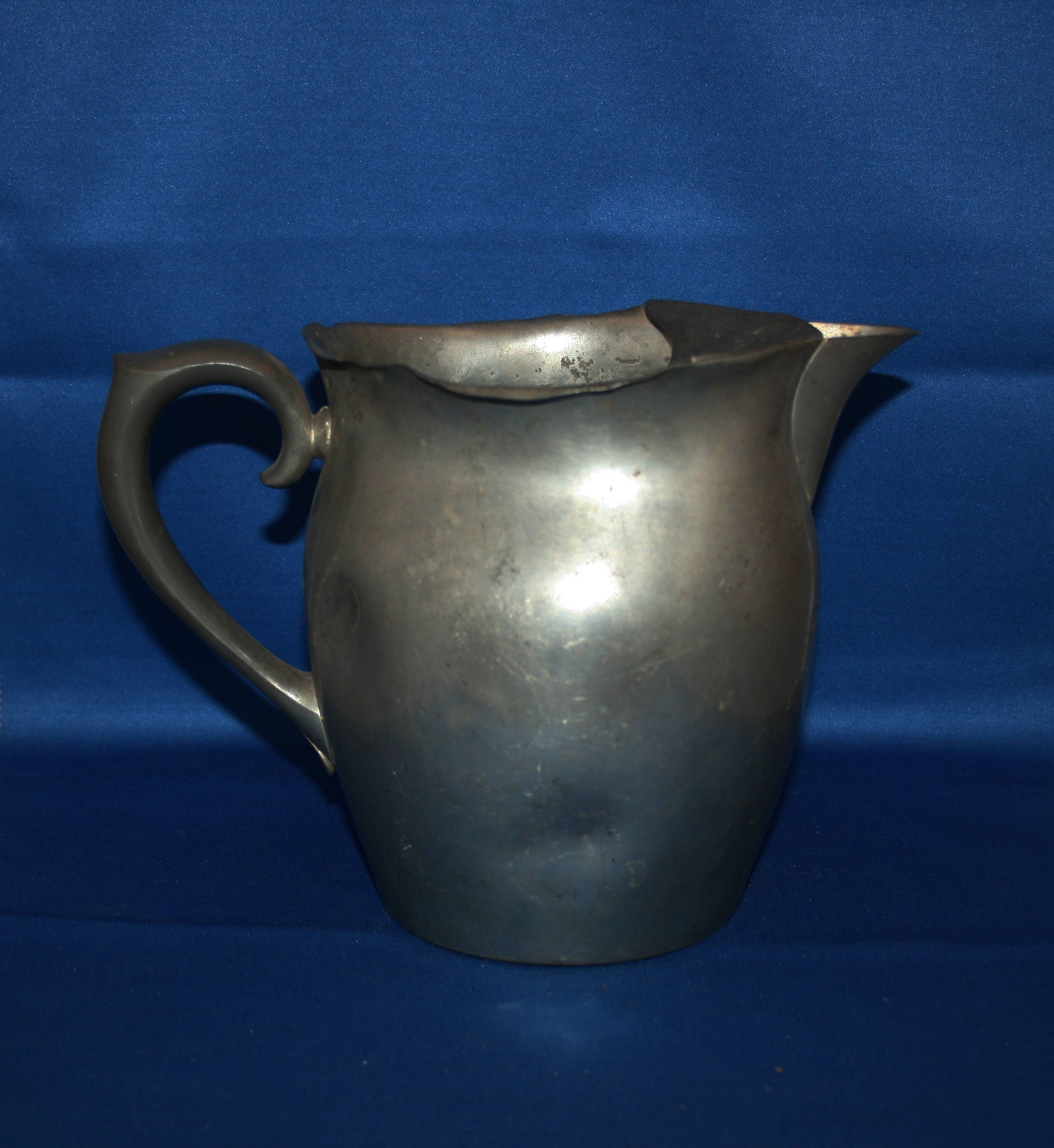 Antique Pewter Pitcher Made for RH Macy’s & Co Inc Ice Water Pitcher