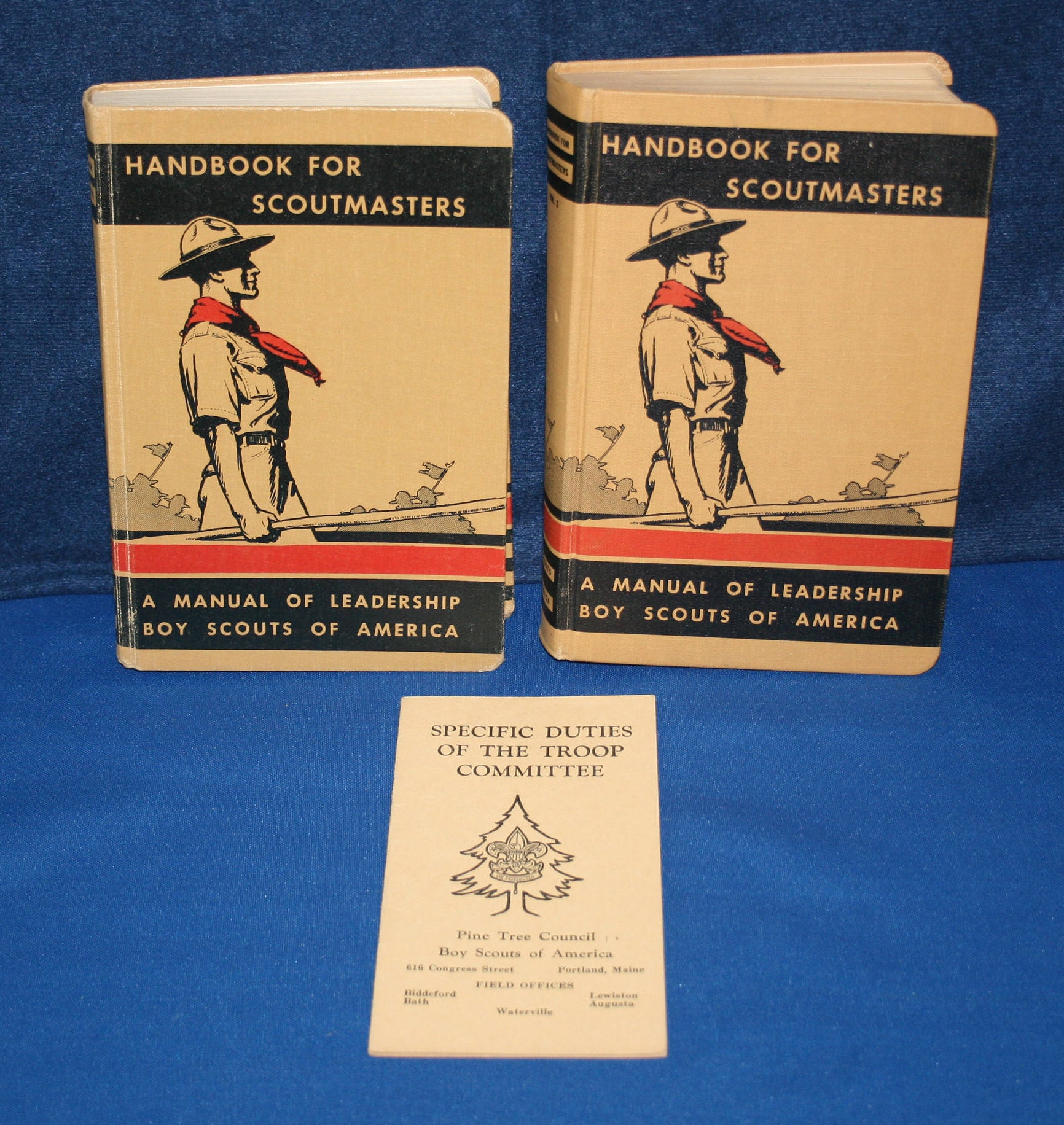 Vintage BSA Boy Scouts Handbook for Scoutmasters Vol.1 7th Printing ...