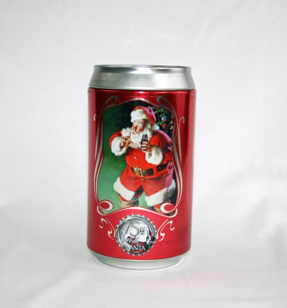 Christmas Coke Cans 2022 Vintage Coca-Cola Santa Clause Tin Can Bank Christmas Coke | Etsy Uk