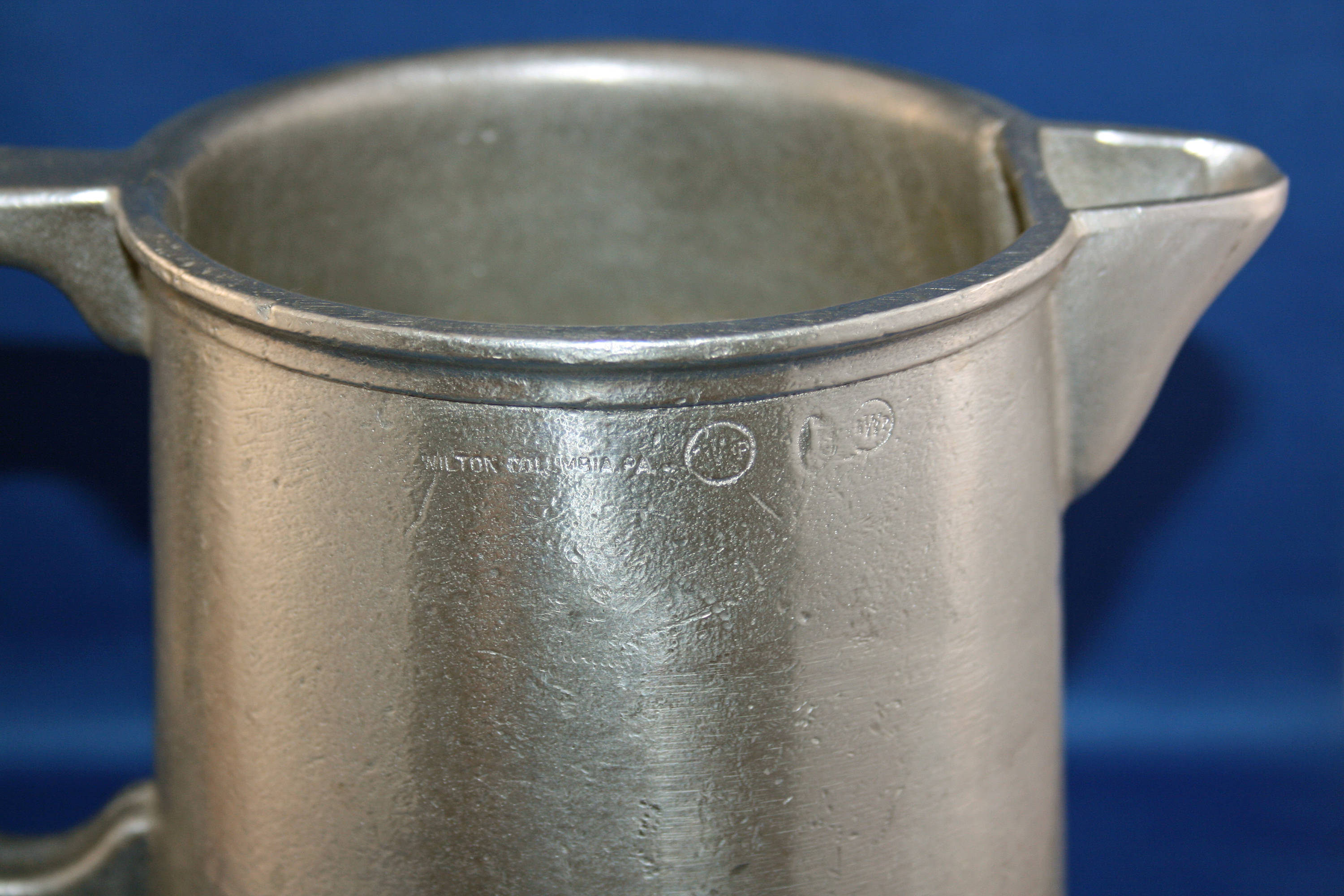 Vintage Wilton Armetale RWP Tavern Pitcher and Mugs Set of 4 Tankards Circa 1965 Metalware