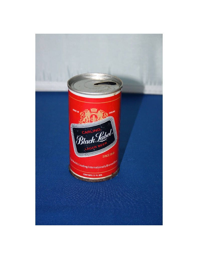 Carling black label beer can