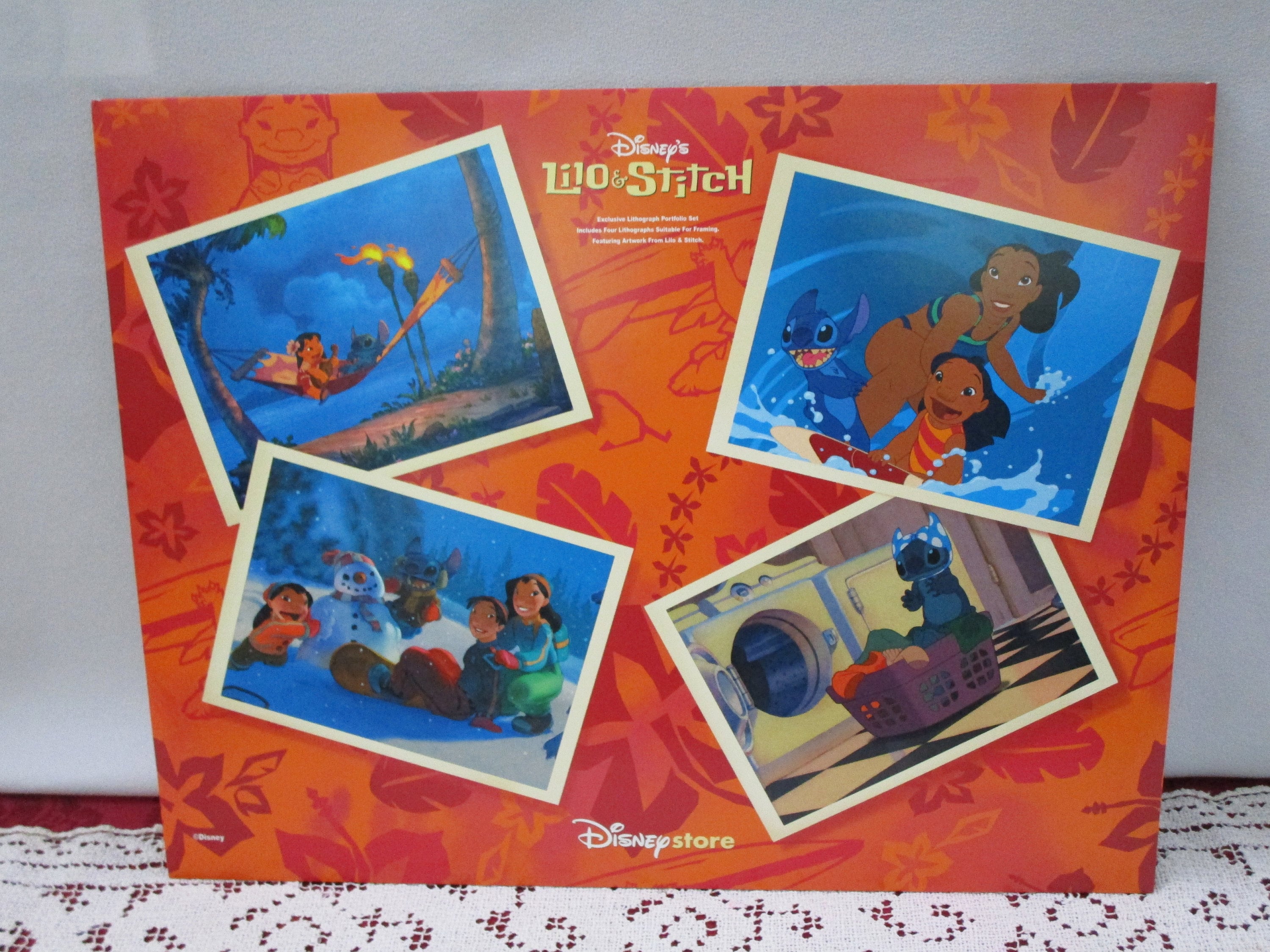 Disney Store Lilo and Stitch Padfolio