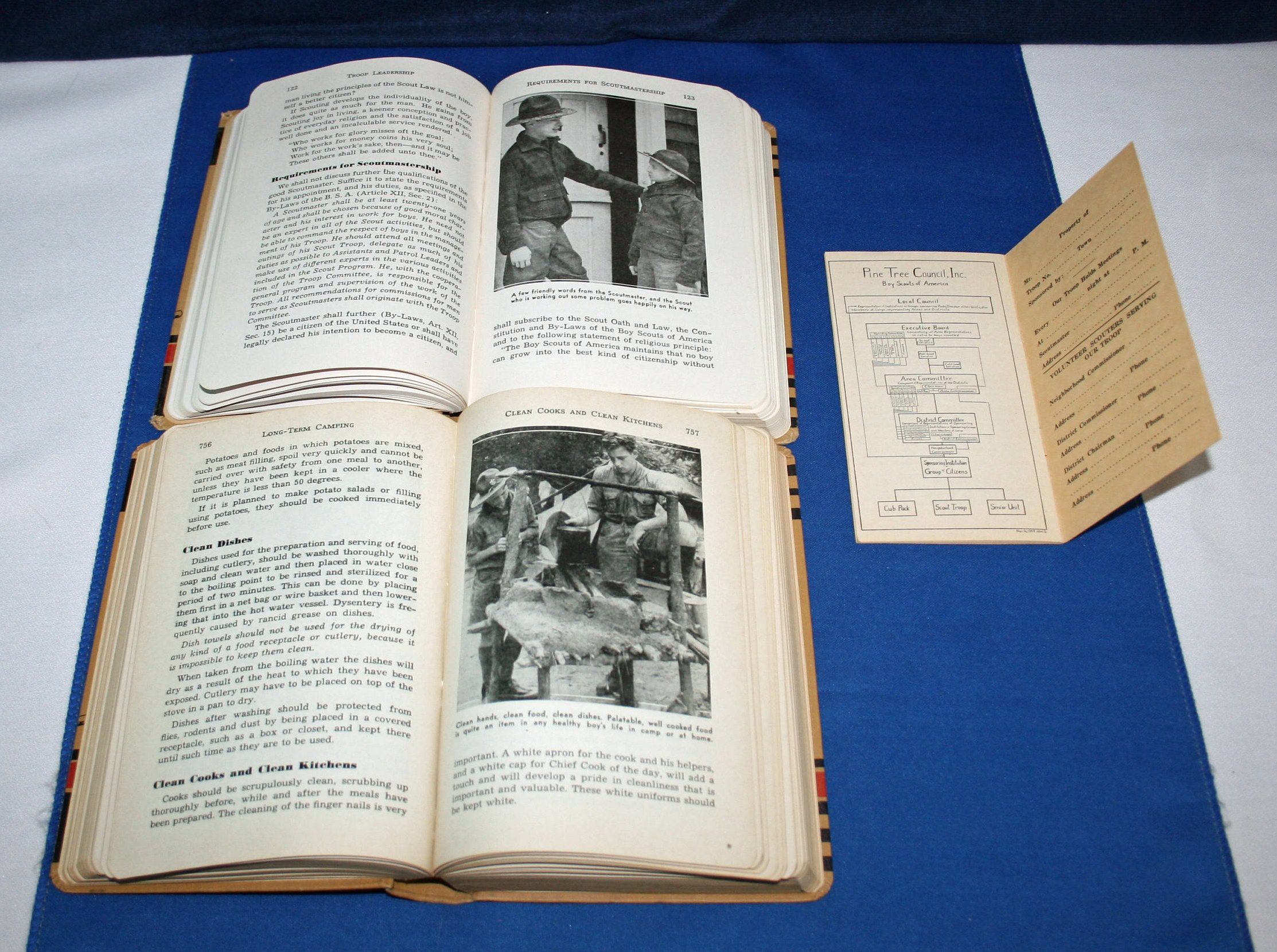 Vintage BSA Boy Scouts Handbook for Scoutmasters Vol.1 7th Printing ...