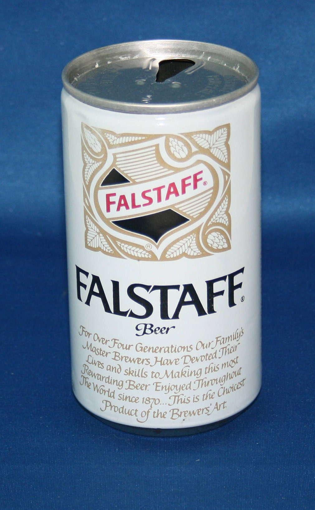 Falstaff Lite and Regular Beer 12 oz Air-Filled Pull-Tab 2 Cans 