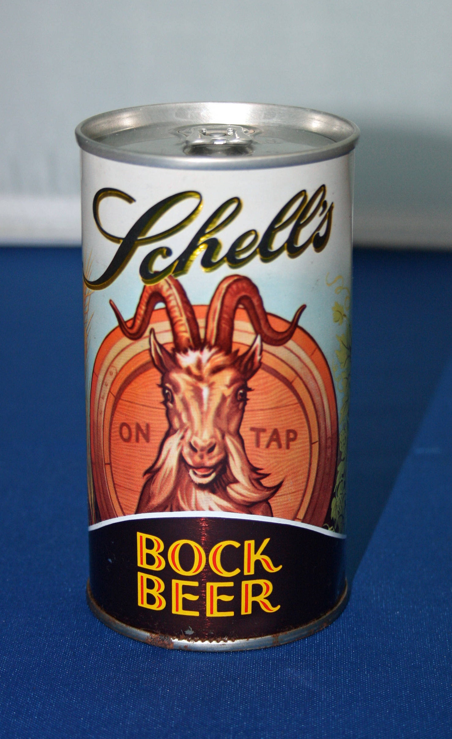 Rare Vintage Schell's Bock Beer Can 1978 Unopened Empty Bar Memorabilia