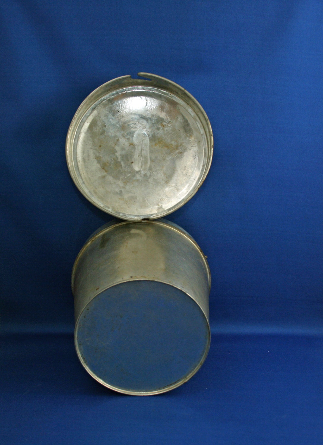 Vintage Tin Bucket Mold Primitive Tin Pudding Mold Circa 1900’s Tin Steam Mold Mould Bucket Pail