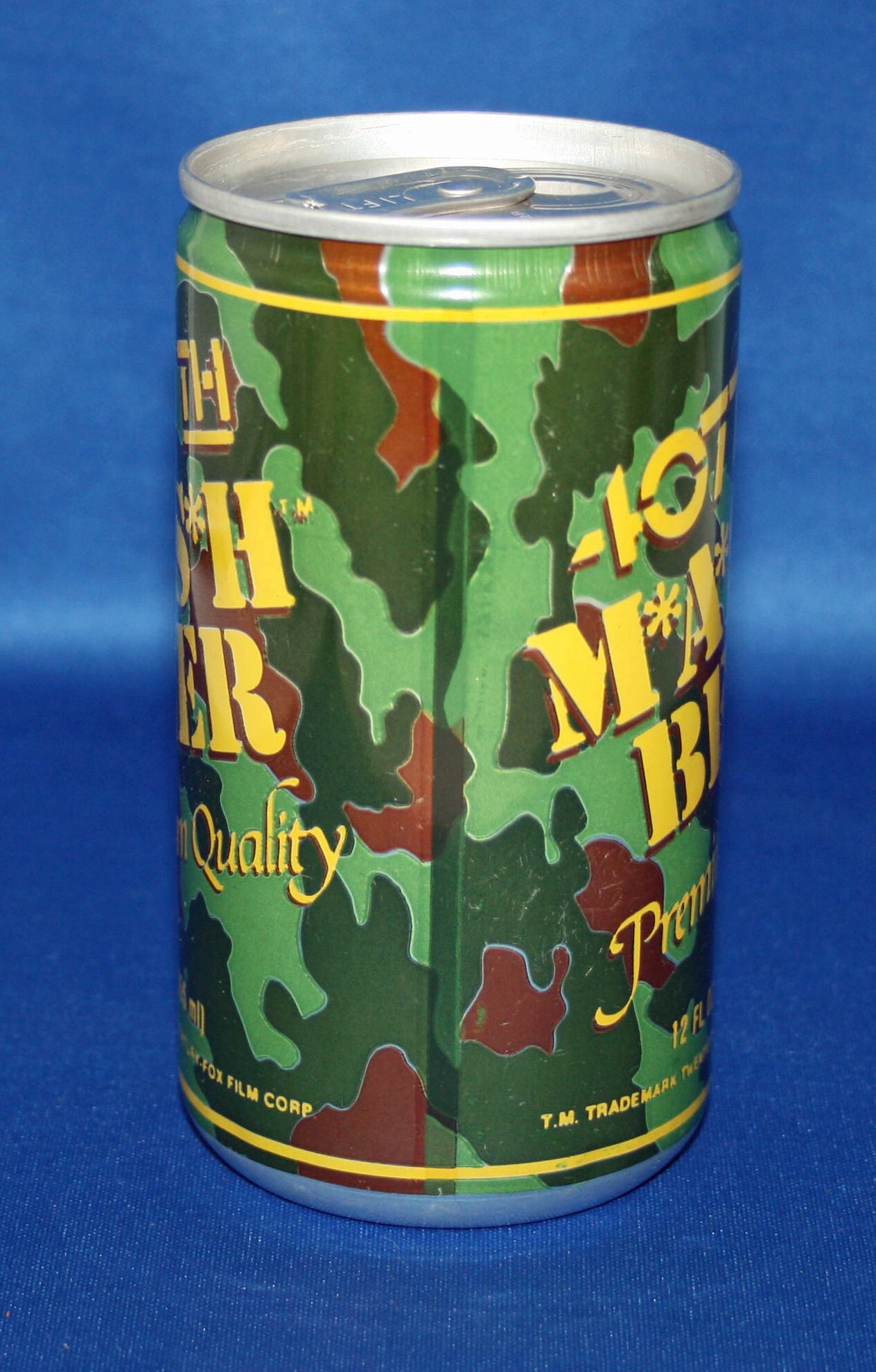 Vintage 4077th MASH Premium Quality Beer Can Aluminum Sta Tab Unopened
