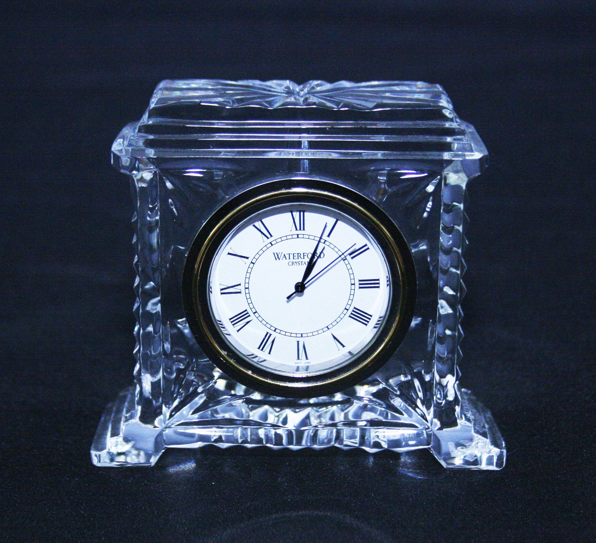 Vintage Colonade Waterford Crystal Clock Coliseum Clock, Made in