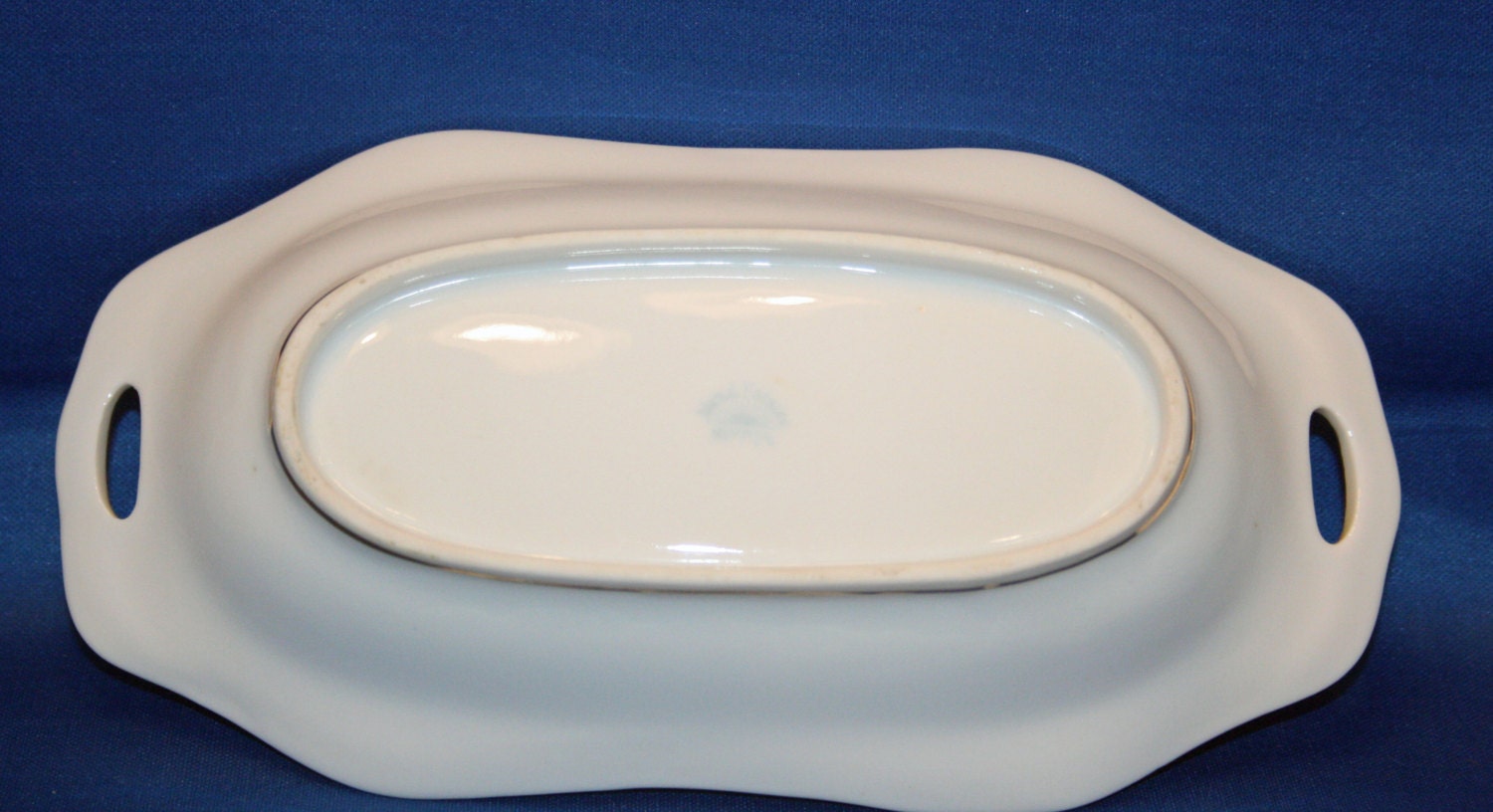 Antique Nippon Celery Dish Hand Painted 7 7/8 Inch Serving Dish Gold