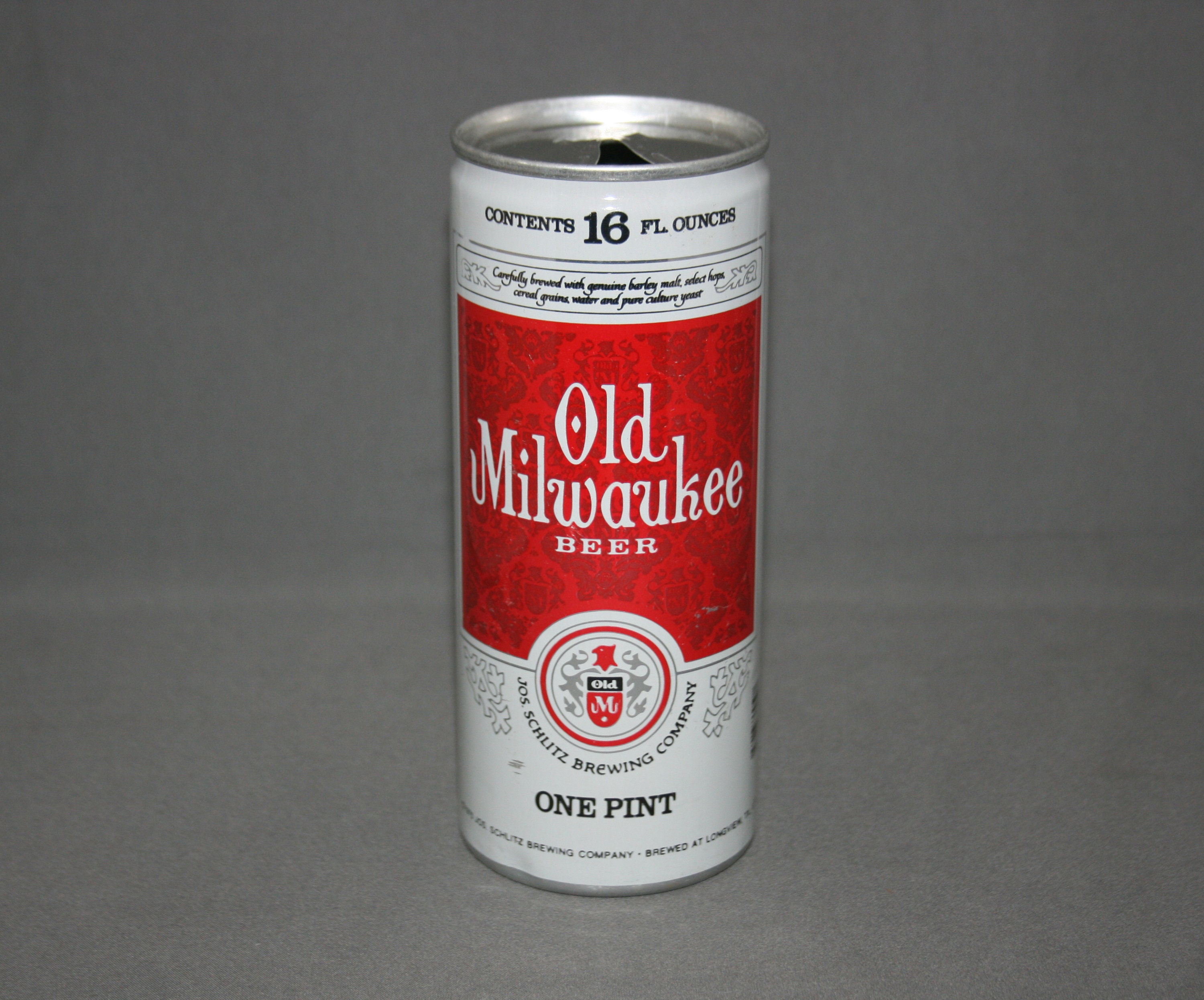 Vintage Old Milwaukee Beer Aluminum Beer Can Pull Tab Opened & Empty