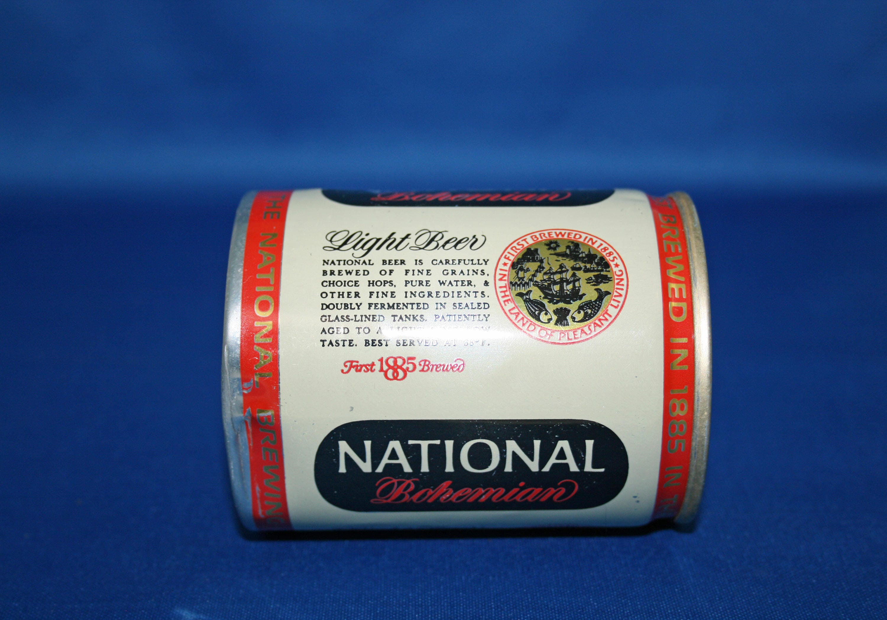 Vintage Carling NATIONAL Bohemian Beer Can Aluminum 8 FL OZ Bar