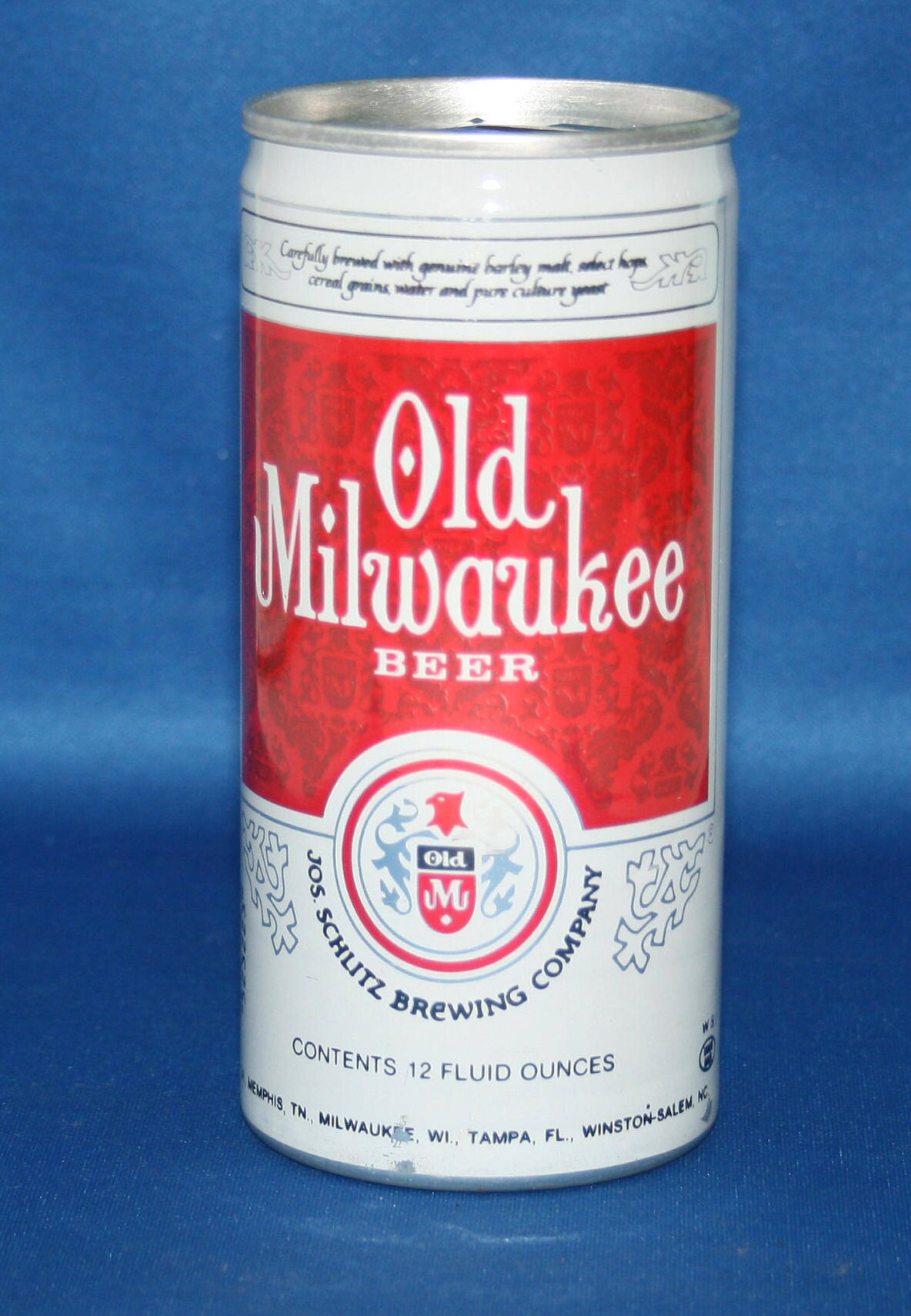 Vintage Old Milwaukee Beer Pull Tab Aluminum Can Schlitz Brewing Co