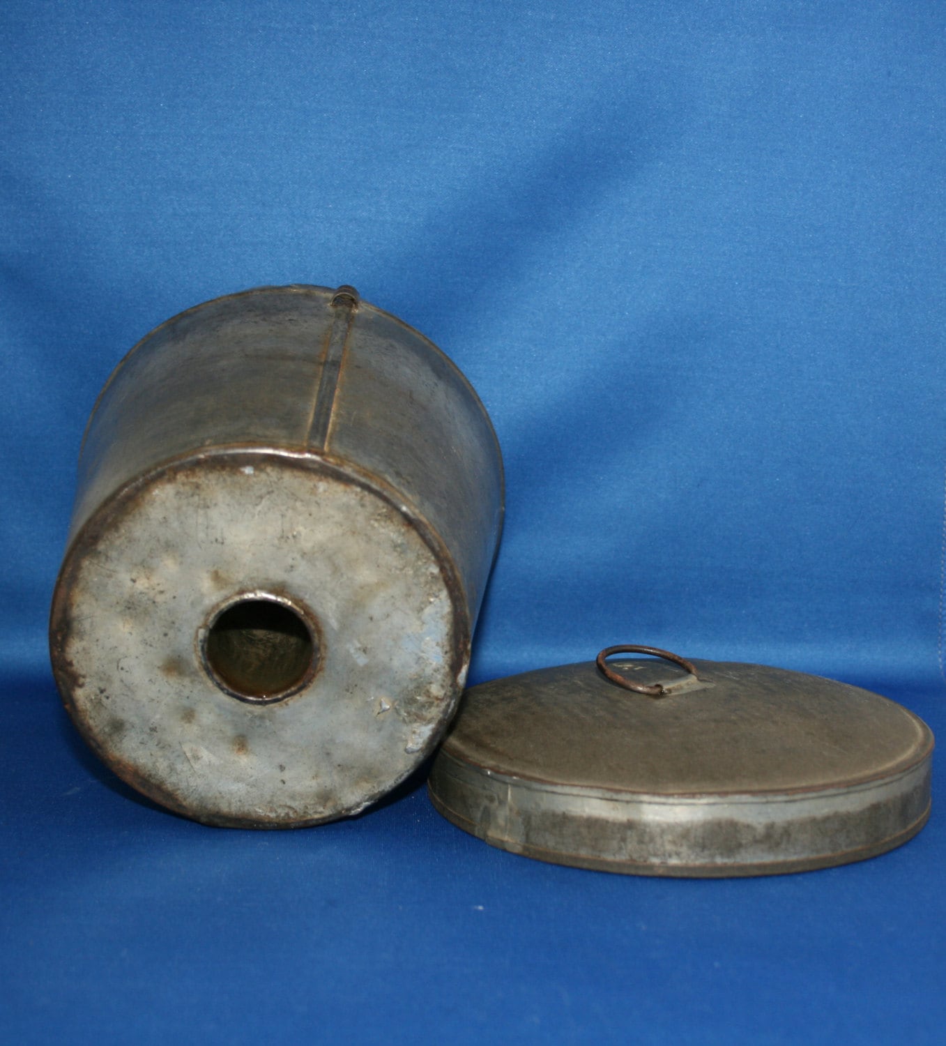 Vintage Primitive Tin Pudding Mold Circa 1900’s Tin Mould Steam Mold