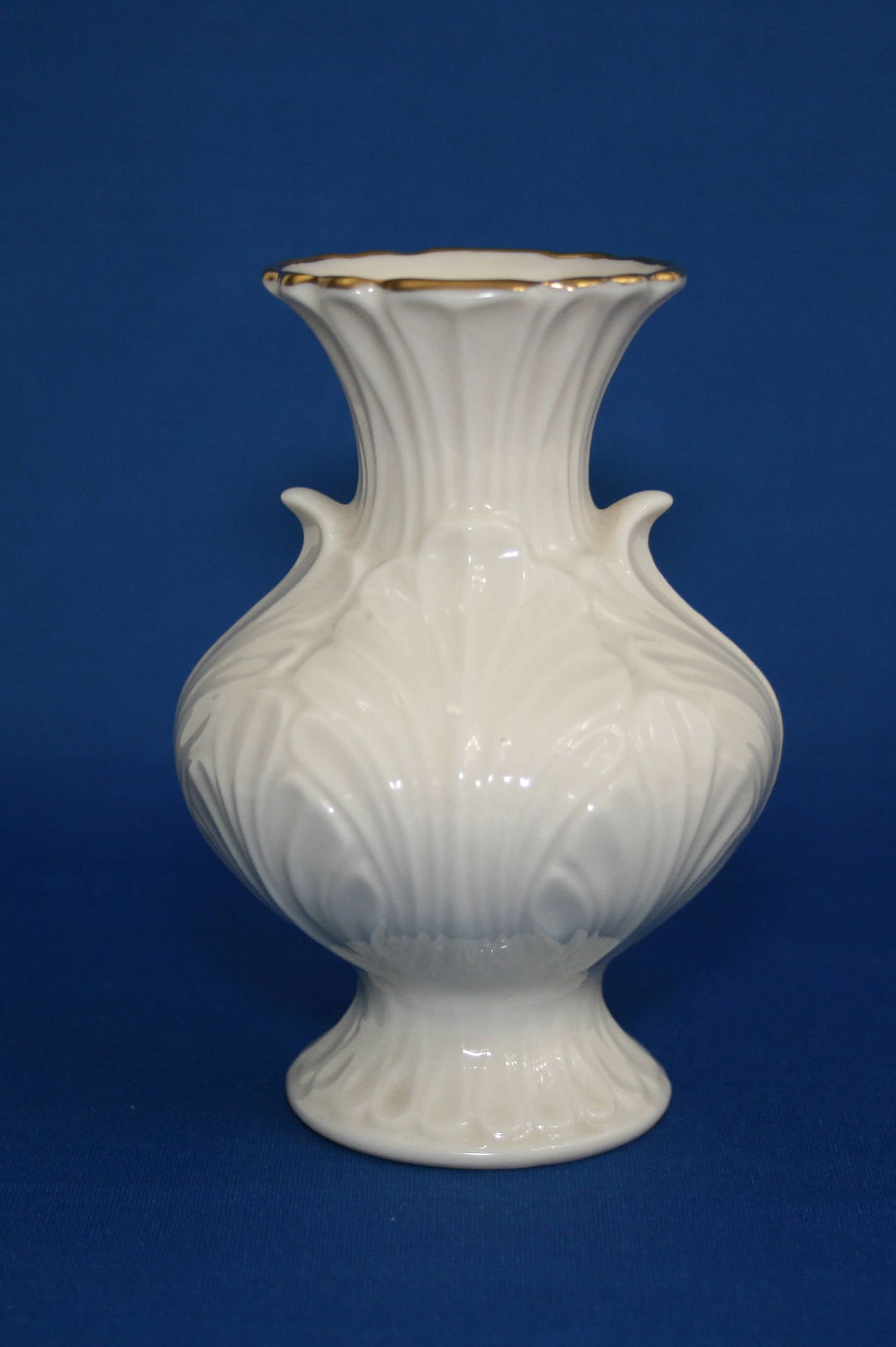 Vintage Lenox China Elfin Vase 24kt Gold Trim Flower Vase Bud Vase