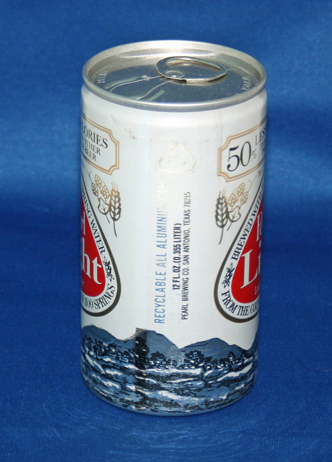Vintage Pearl Light Lager Beer Can Pearl Brewing Co San Antonio TX