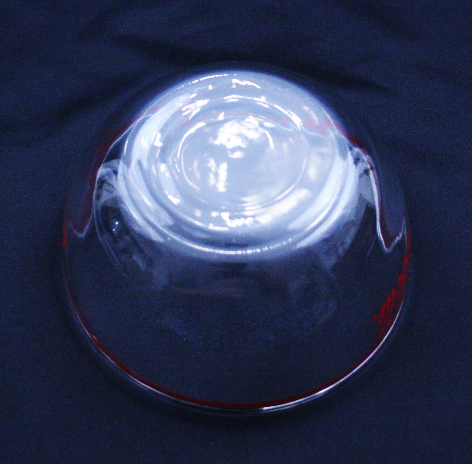 Vintage Coca Cola Clear Glass Snack Bowl by Anchor Hocking Cereal Bowl