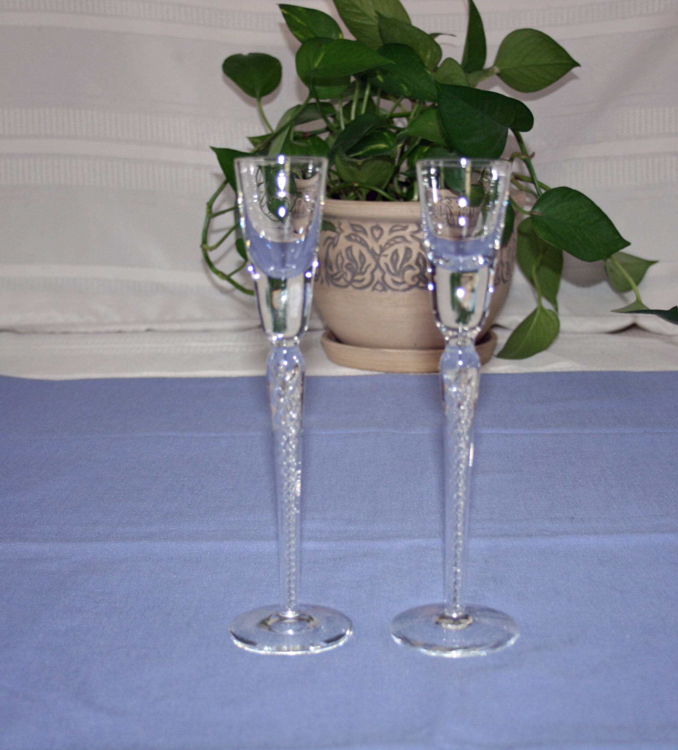 Vintage Stuart Crystal Hand Made & Blown Iona Ariel Tall Aperitif