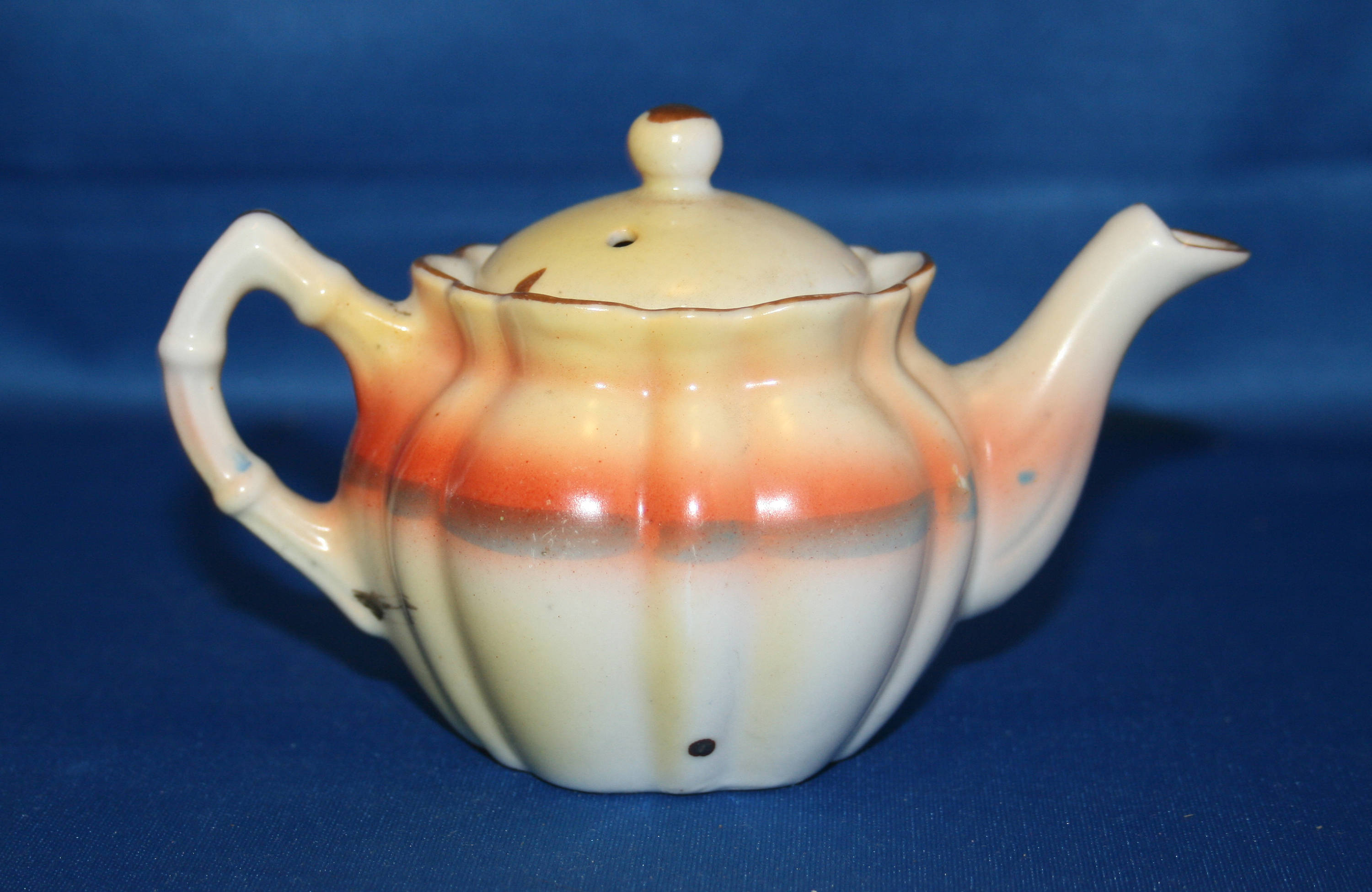 Vintage Miniature Teapot Hand Painted Porcelain Tea Pot Made in Japan