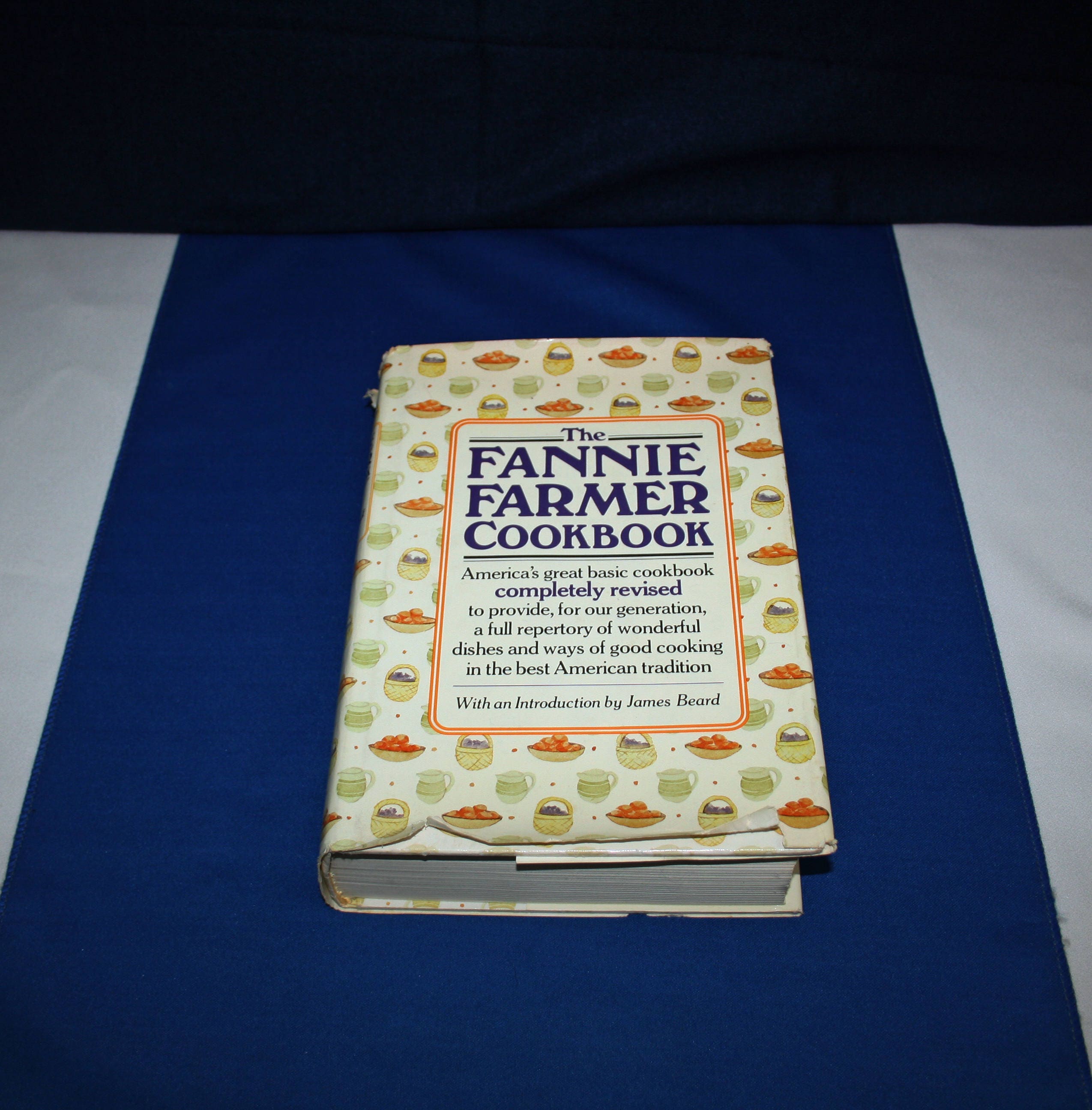 Vintage 1982 The Fannie Farmer Cook Book Recipe Cookbook