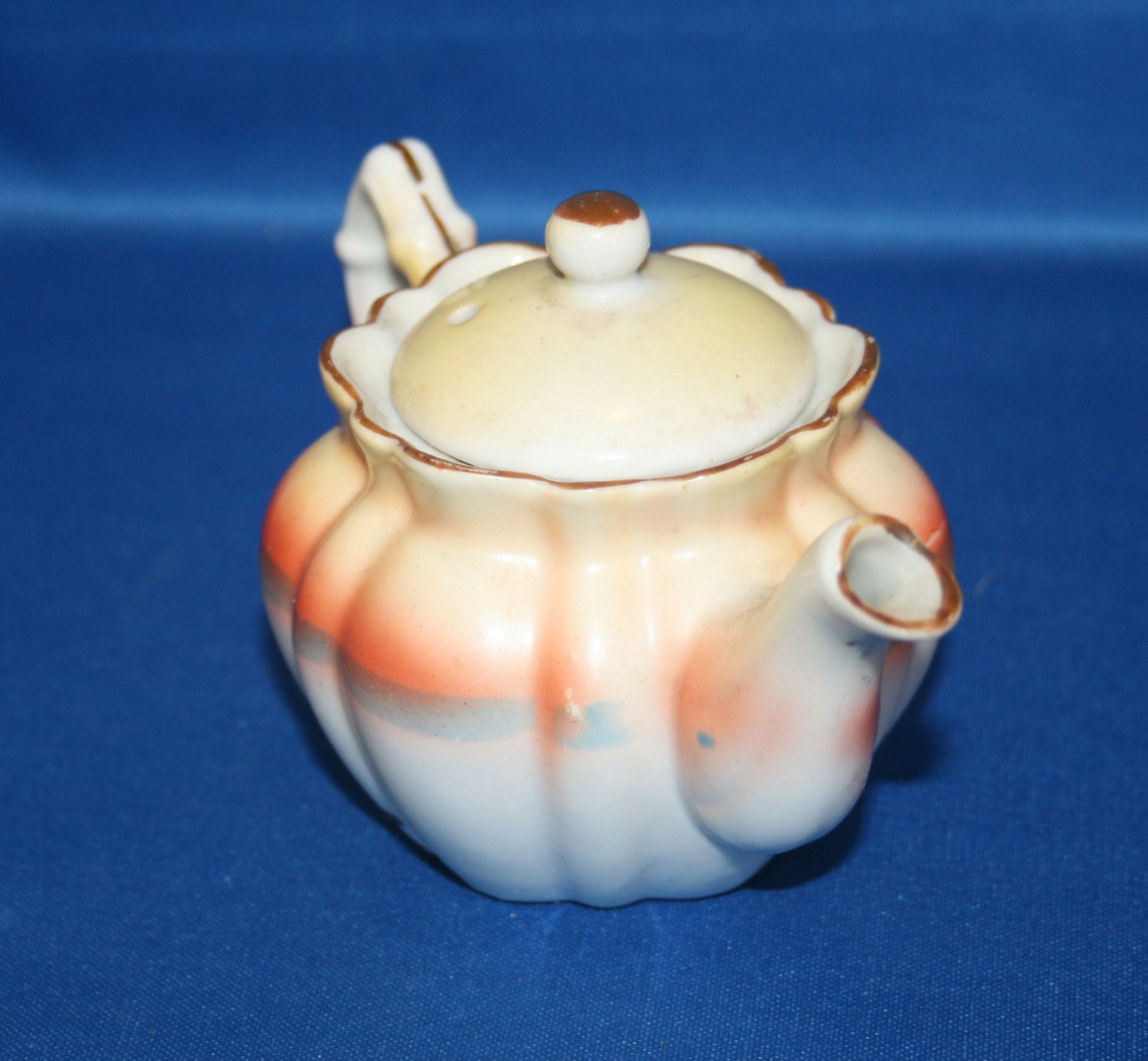 Vintage Miniature Teapot Hand Painted Porcelain Tea Pot Made in Japan