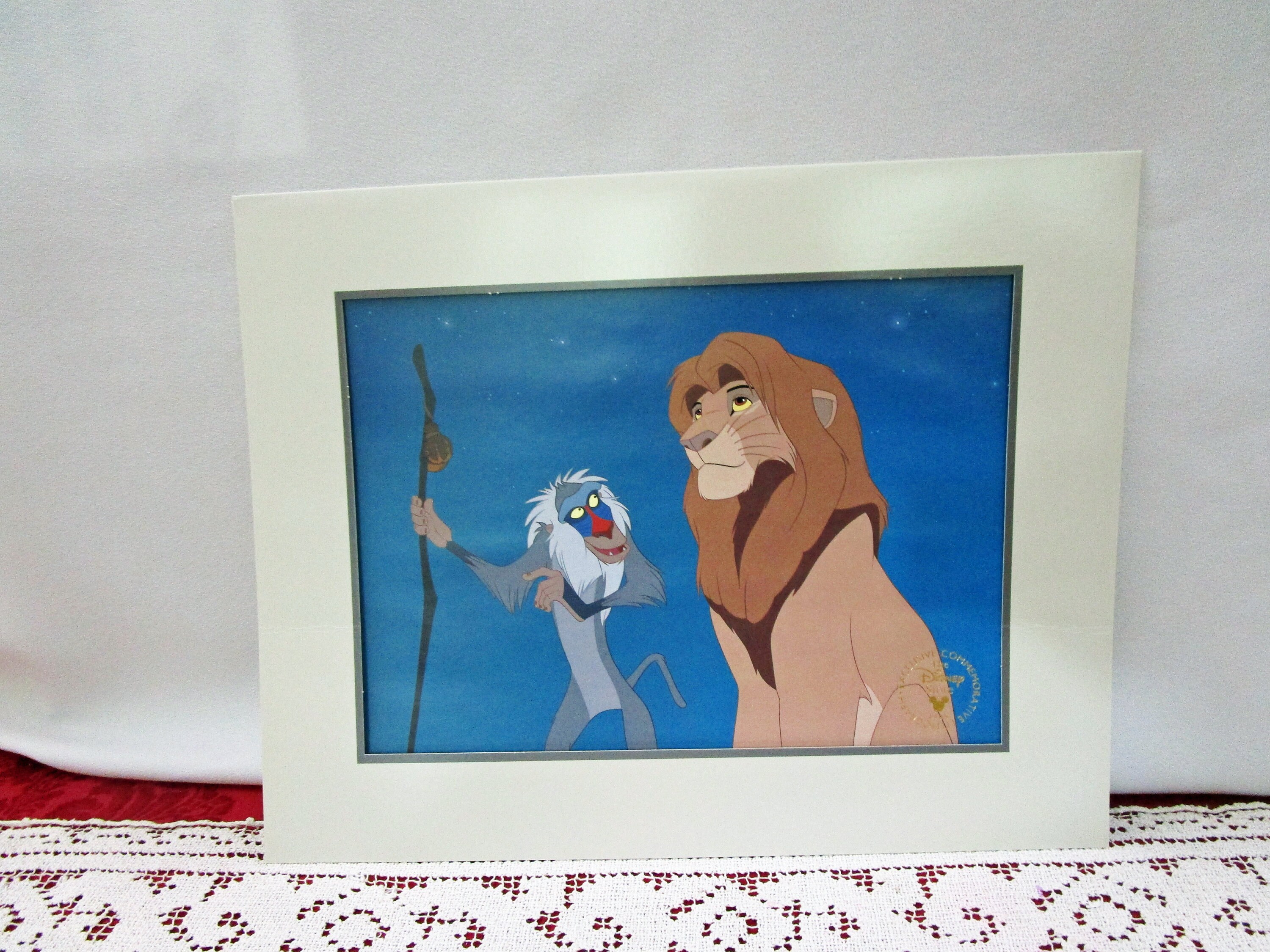 Disney lion king lithograph value hotsell