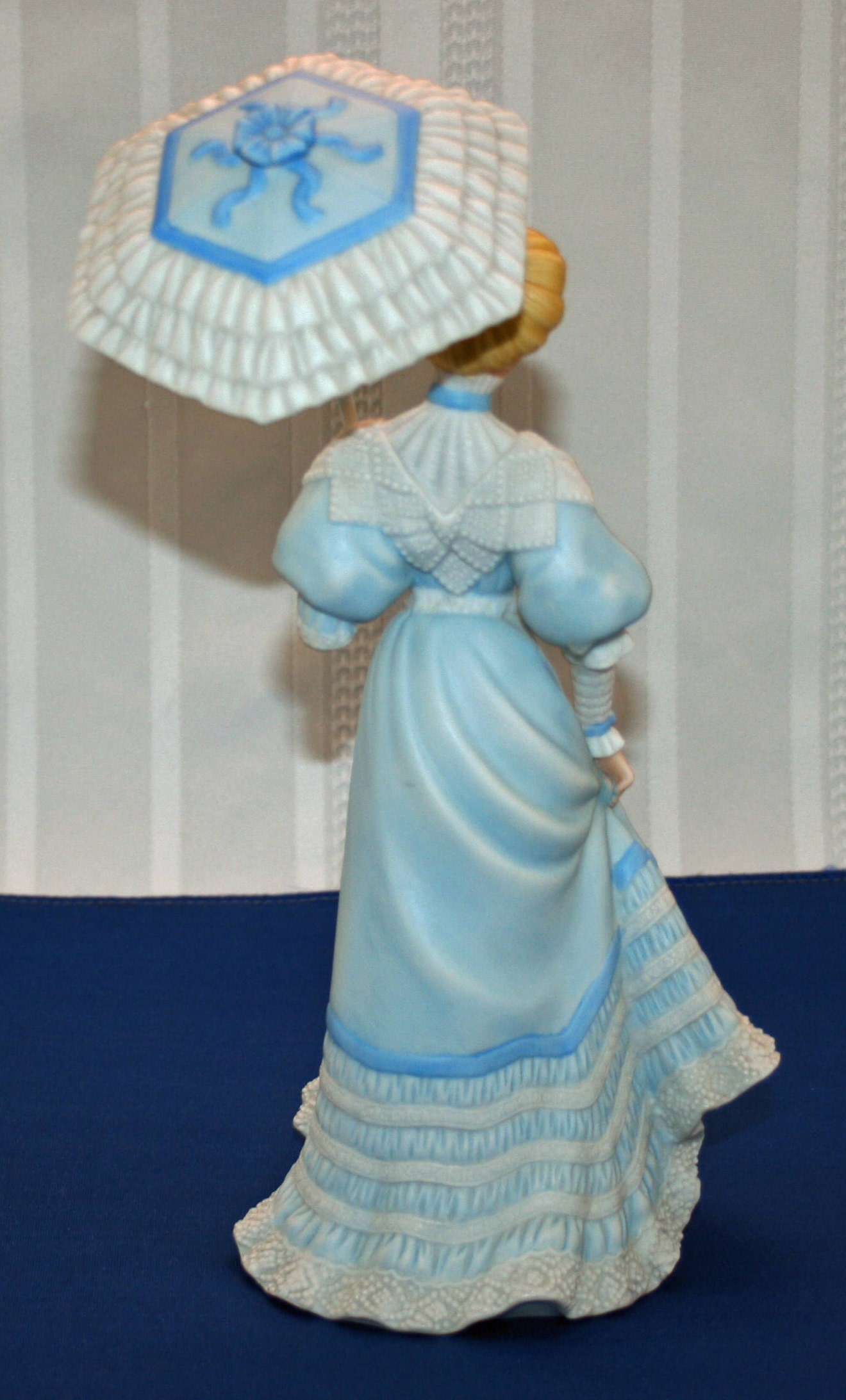 Vintage Gorham On the Boardwalk Victorian Lady Figurine Hand Painted