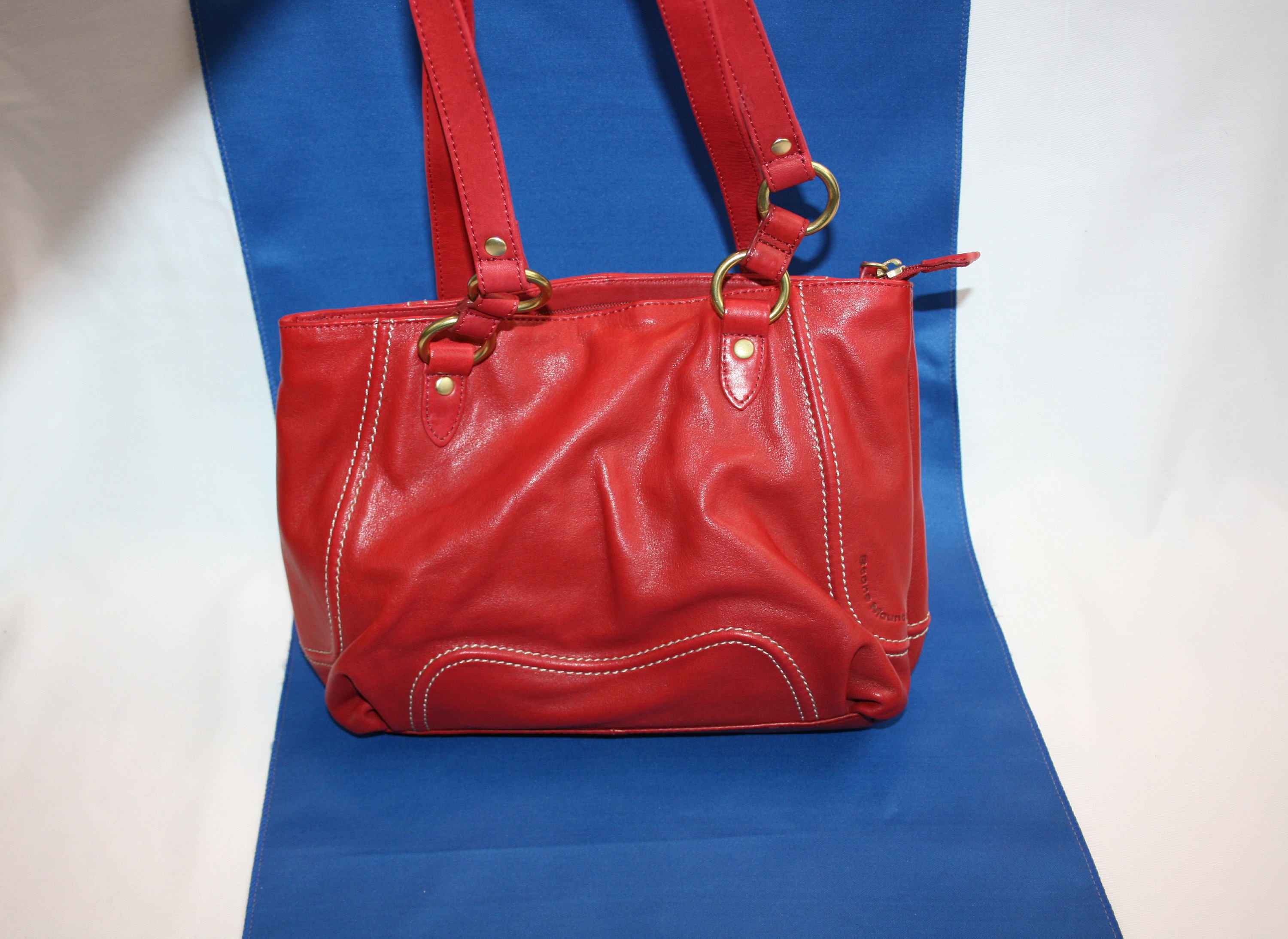 leather stone mountain bag