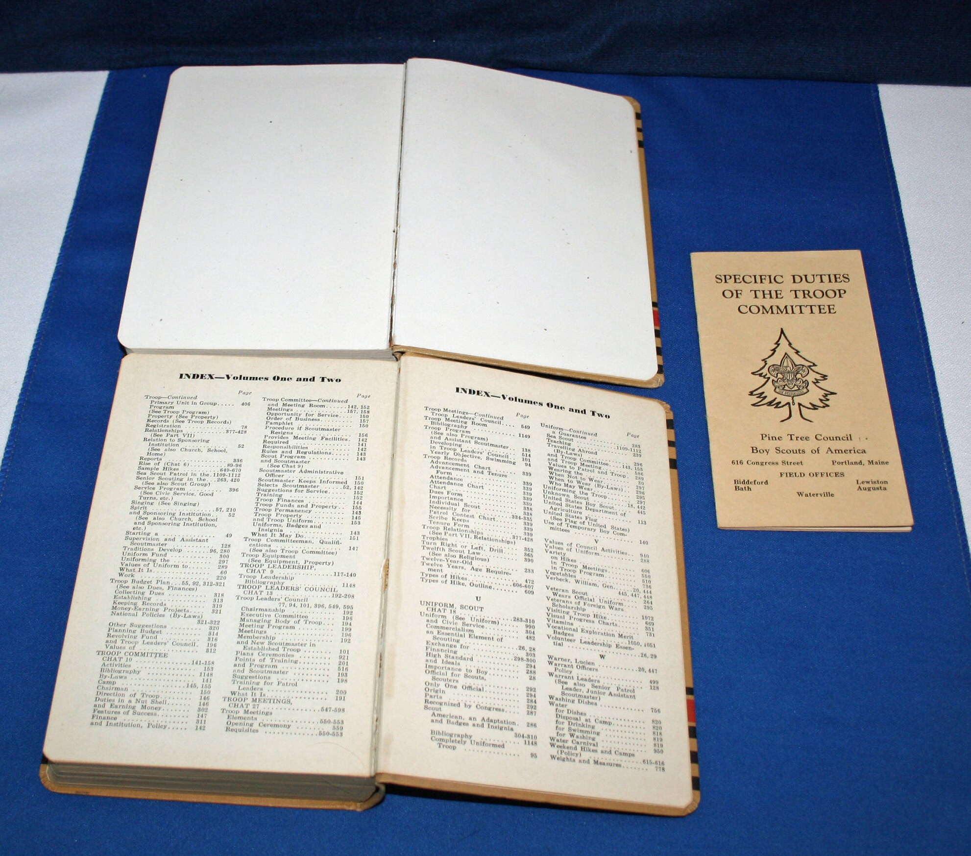 Vintage BSA Boy Scouts Handbook for Scoutmasters Vol.1 7th Printing ...