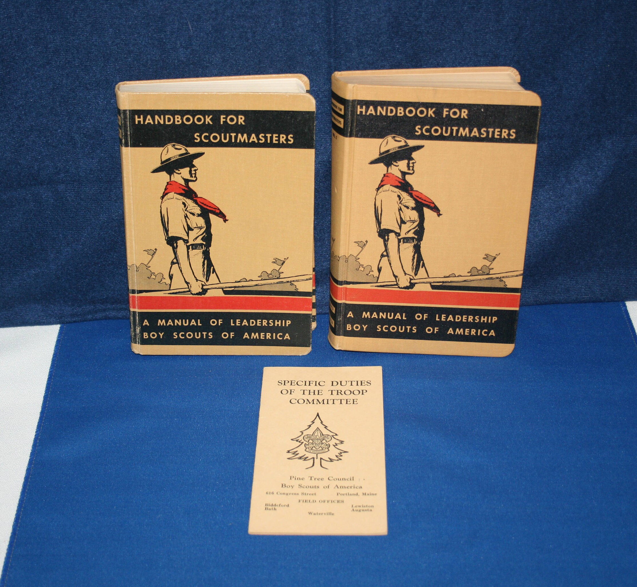 Vintage BSA Boy Scouts Handbook for Scoutmasters Vol.1 7th Printing ...
