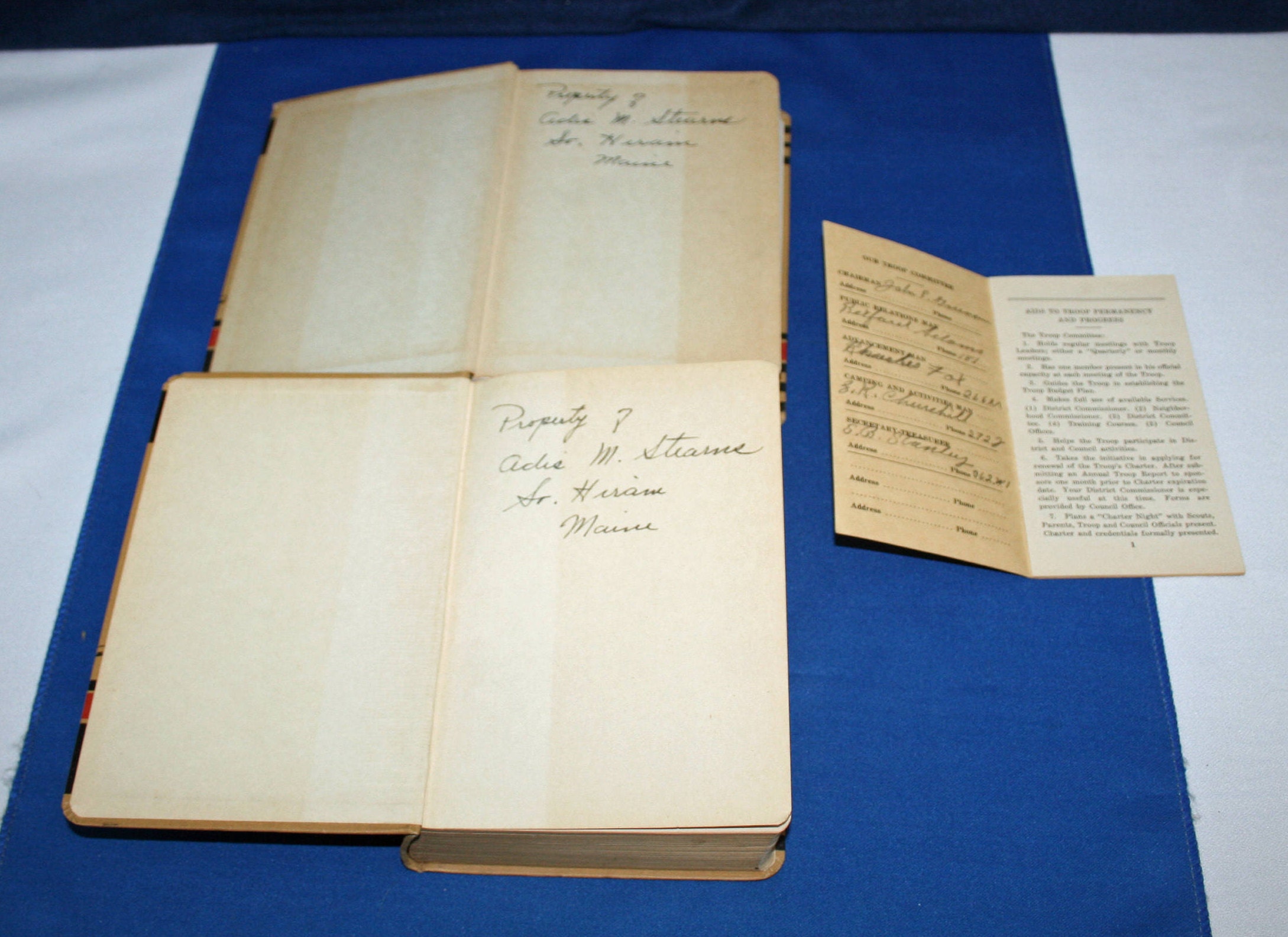 Vintage BSA Boy Scouts Handbook for Scoutmasters Vol.1 7th Printing ...