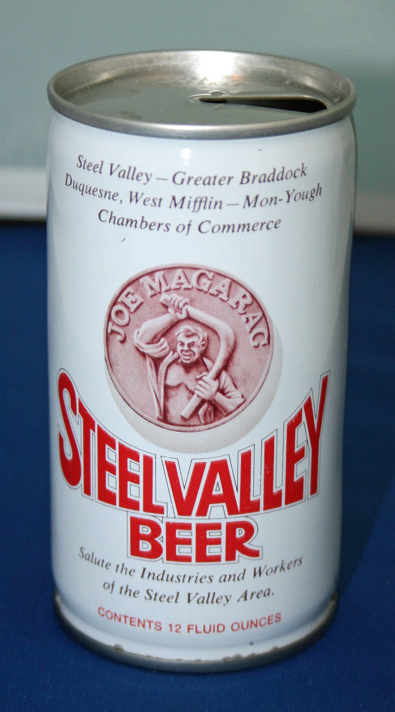 Vintage Steel Valley Beer Steel Can Opened Pull Tab Pittsburgh Etsy