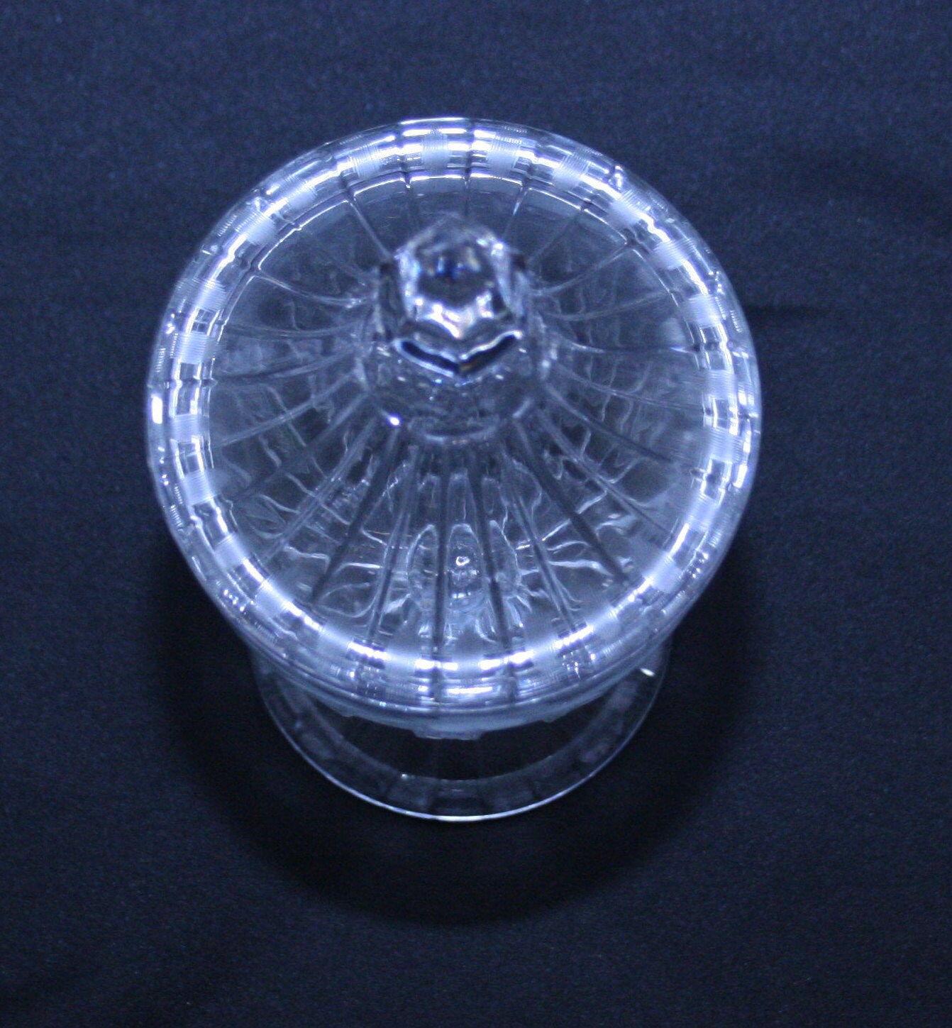 Antique A H Heisey Apothecary Jar Signed Pattern 465 Raised Panel