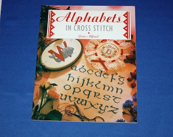 Vintage Alphabets in Cross Stitch Booklet The Cross Stitch Collection Alford Jane Sampler Pattern Leaflet Patterns Samplers Projects Book