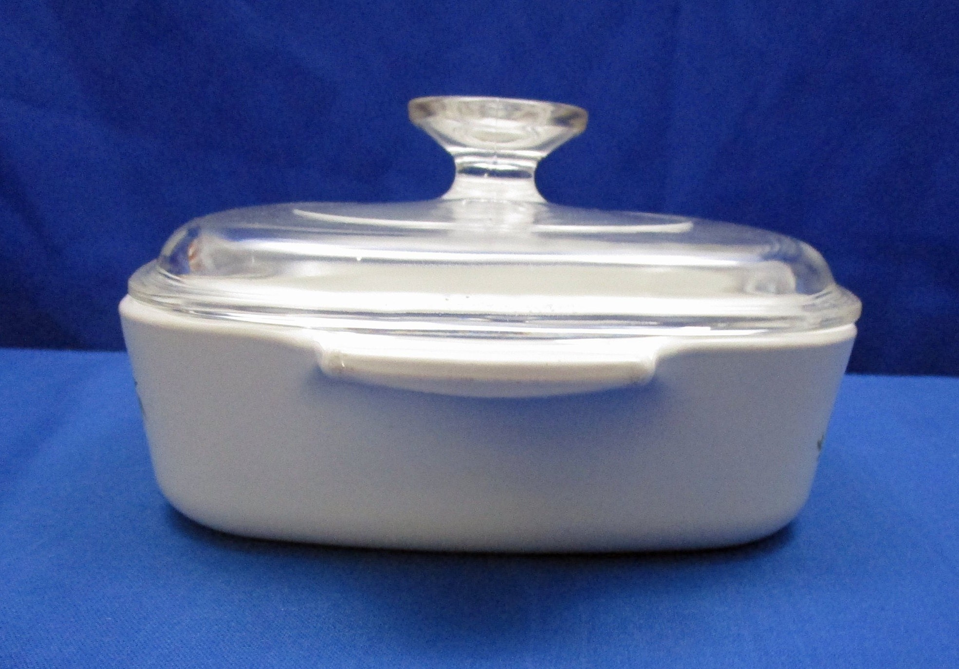 Vintage CorningWare Spice of Life 1 Liter Casserole Dish with Glass